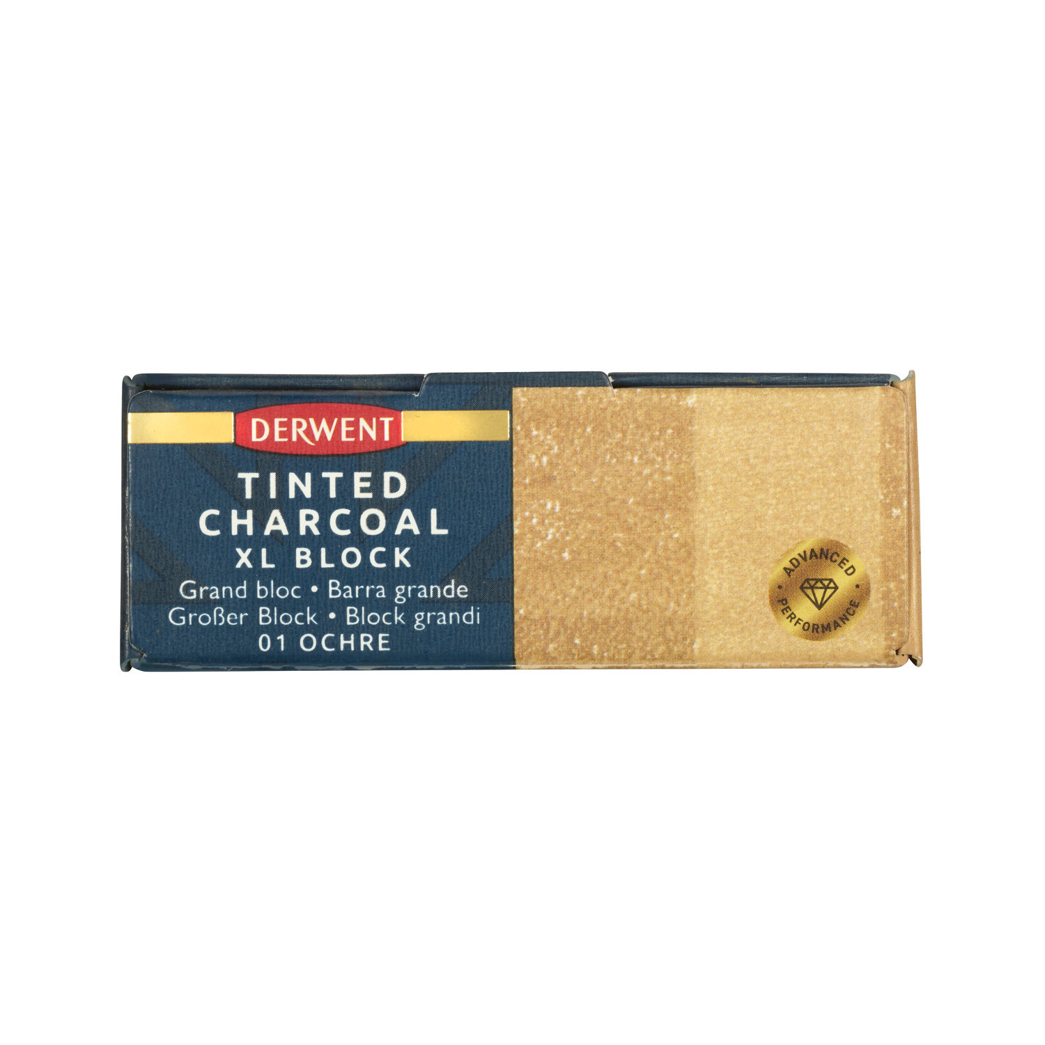 Derwent Tinted Charcoal XL Block 01 Houtskool - Ochre