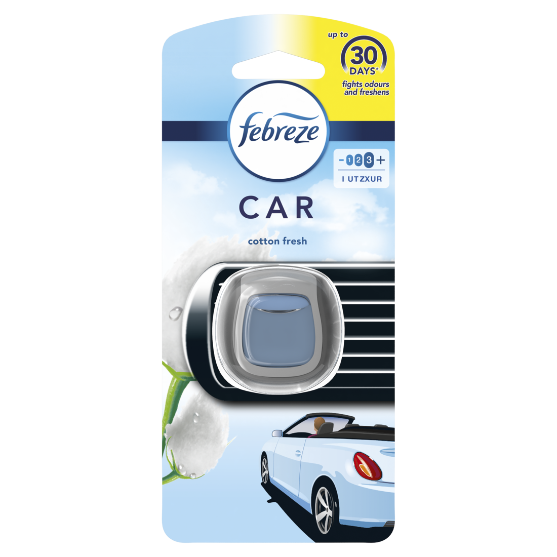 Febreze Ontgeurder Car Clip-on Katoen 2 ml