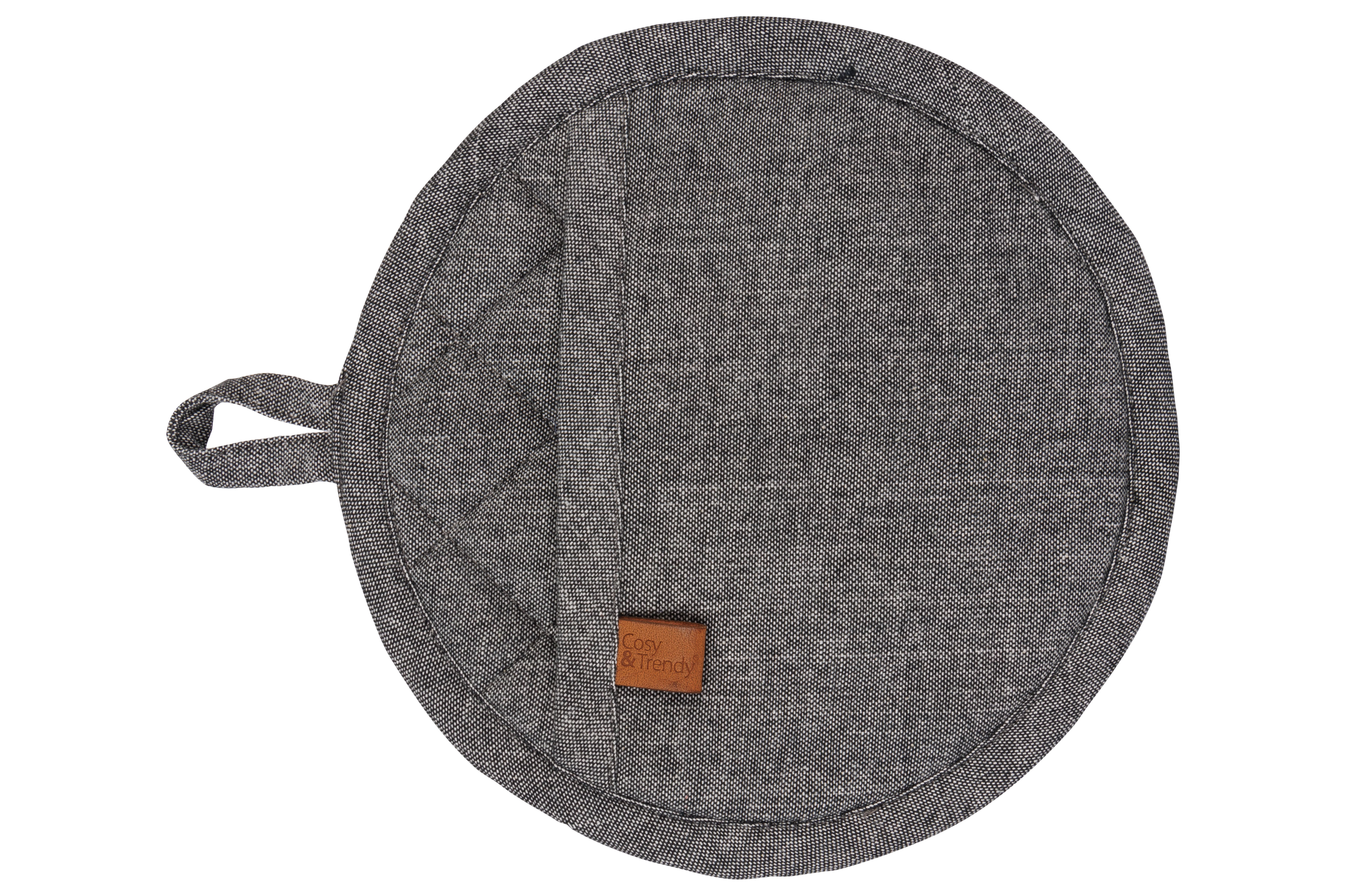 Cosy&Trendy Pannenlap Stoff Black Chambray 20cm