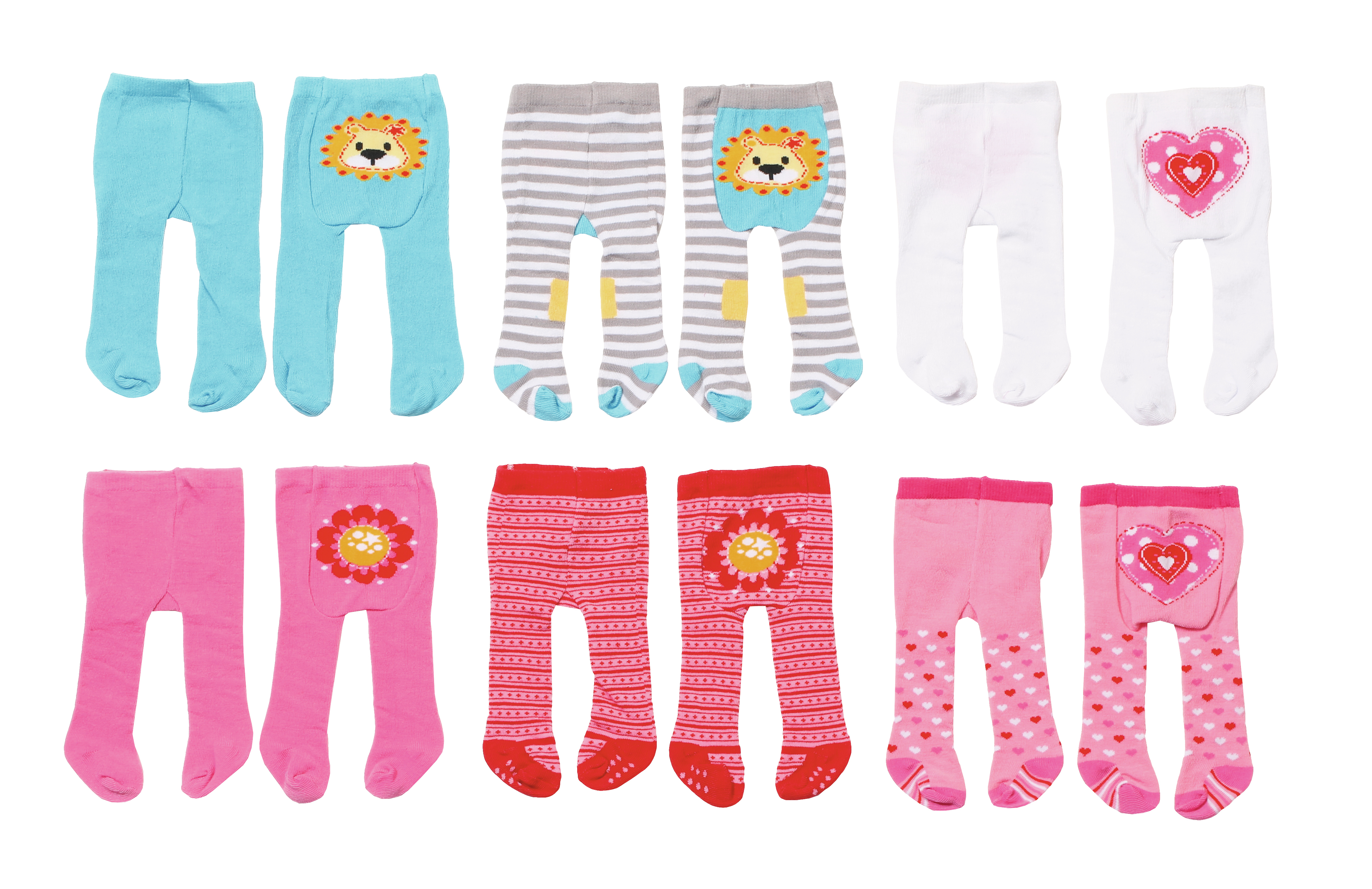 Dolly Moda 2 Kousebroeken voor 38-46 cm Poppen - assorti - prijs per stuk
