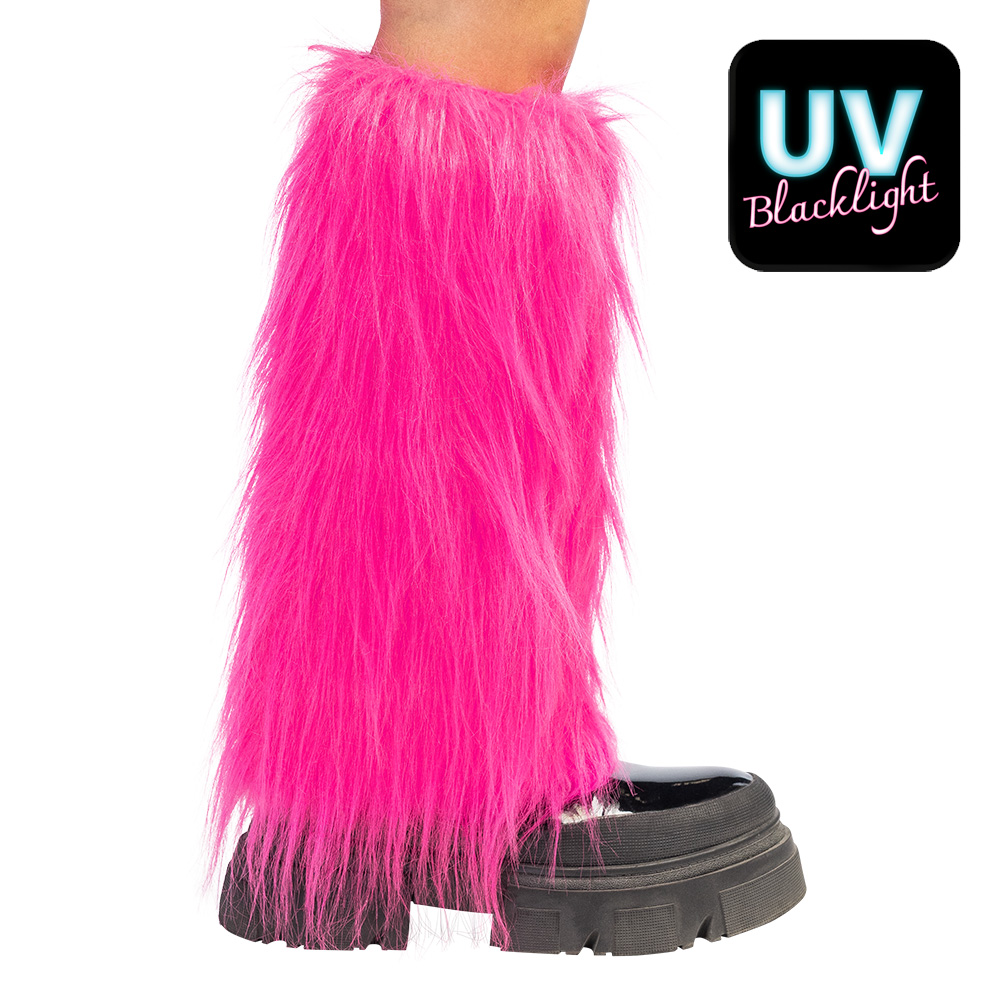 Beenwarmers Rave Neon Roze UV