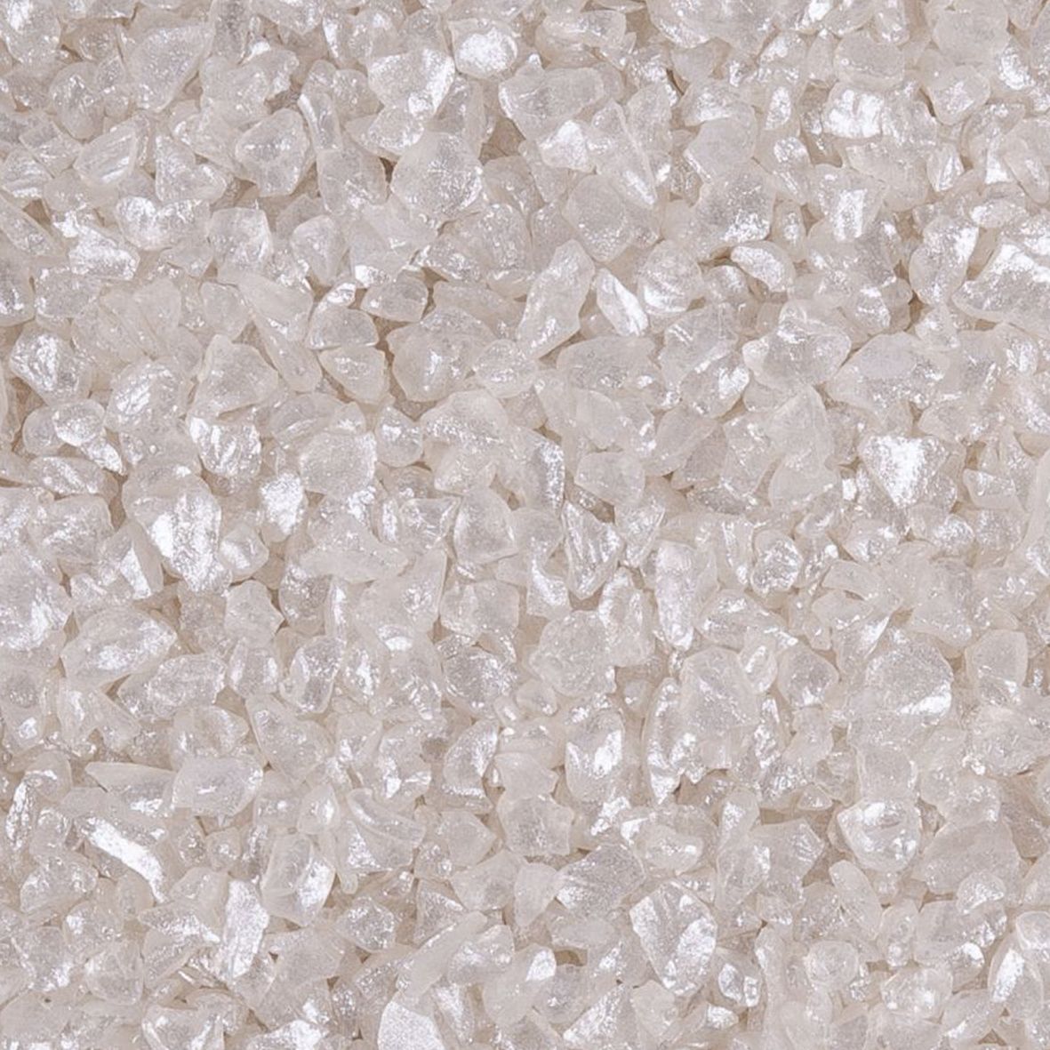 EuroSand Glas Stenen 550ml in Fles 4-10 mm - Parelmoer