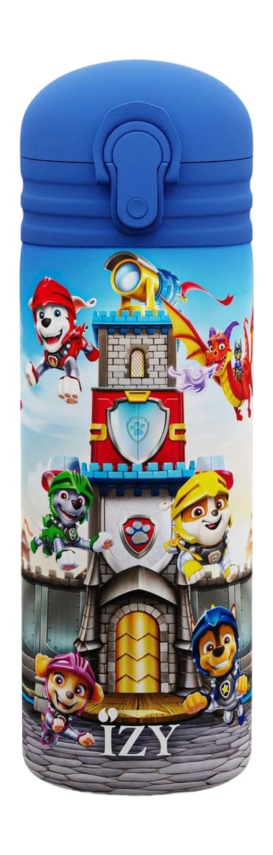 IZY Kids Isoleerfles Paw Patrol 350ml - Rescue Knights - met Stickervel