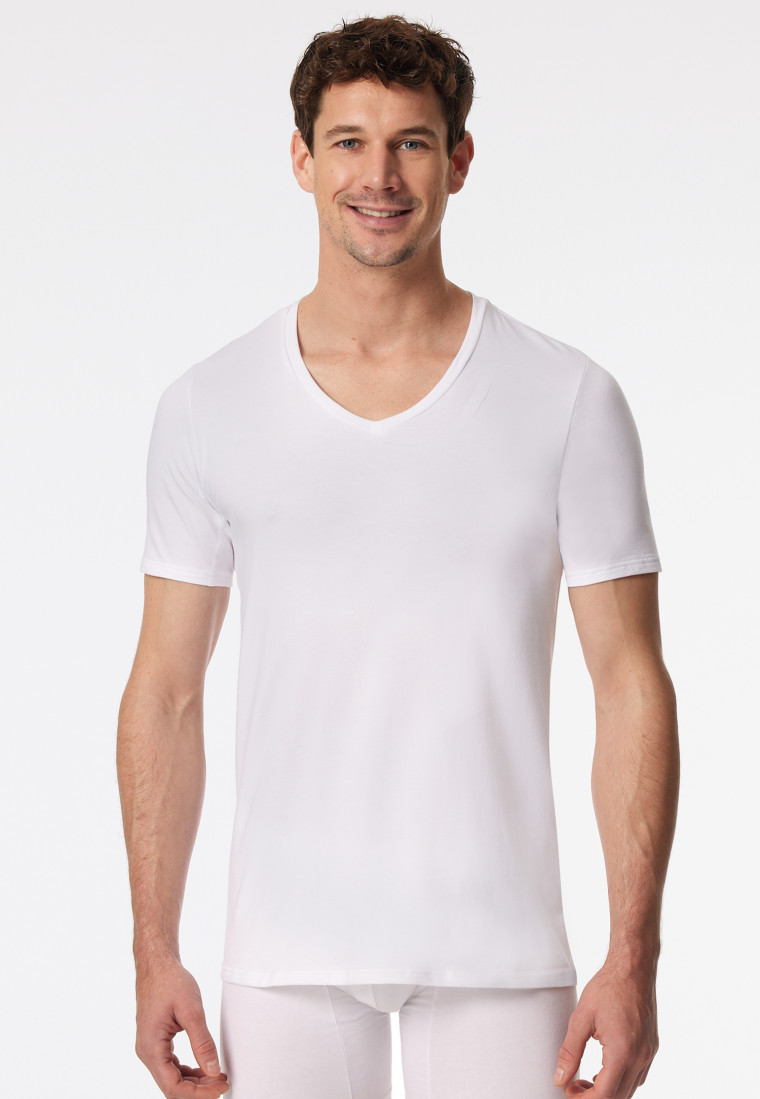 Schiesser T-shirt Heren Km Vh Premium Cotton