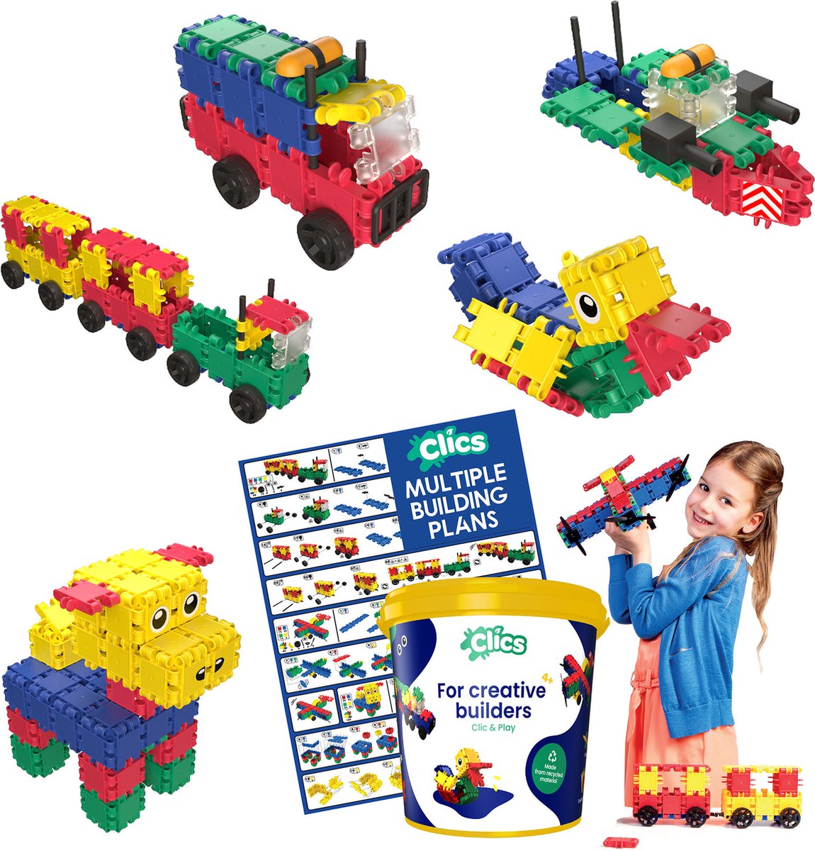 Clics Build & Play Emmer 8-in-1
