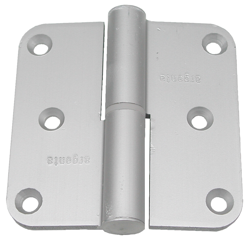 Argenta Inoxscharnier Wit 80x80 mm Belgisch Rechts