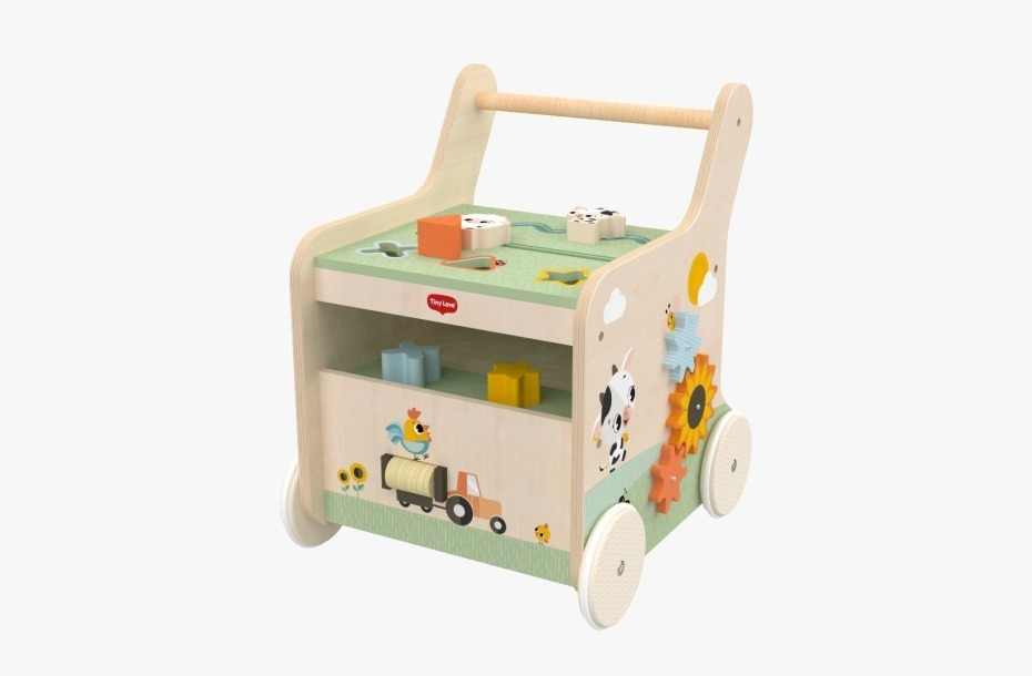 Tiny Love Activiteitenspeeltje Hout Farmers Funday Push & Play