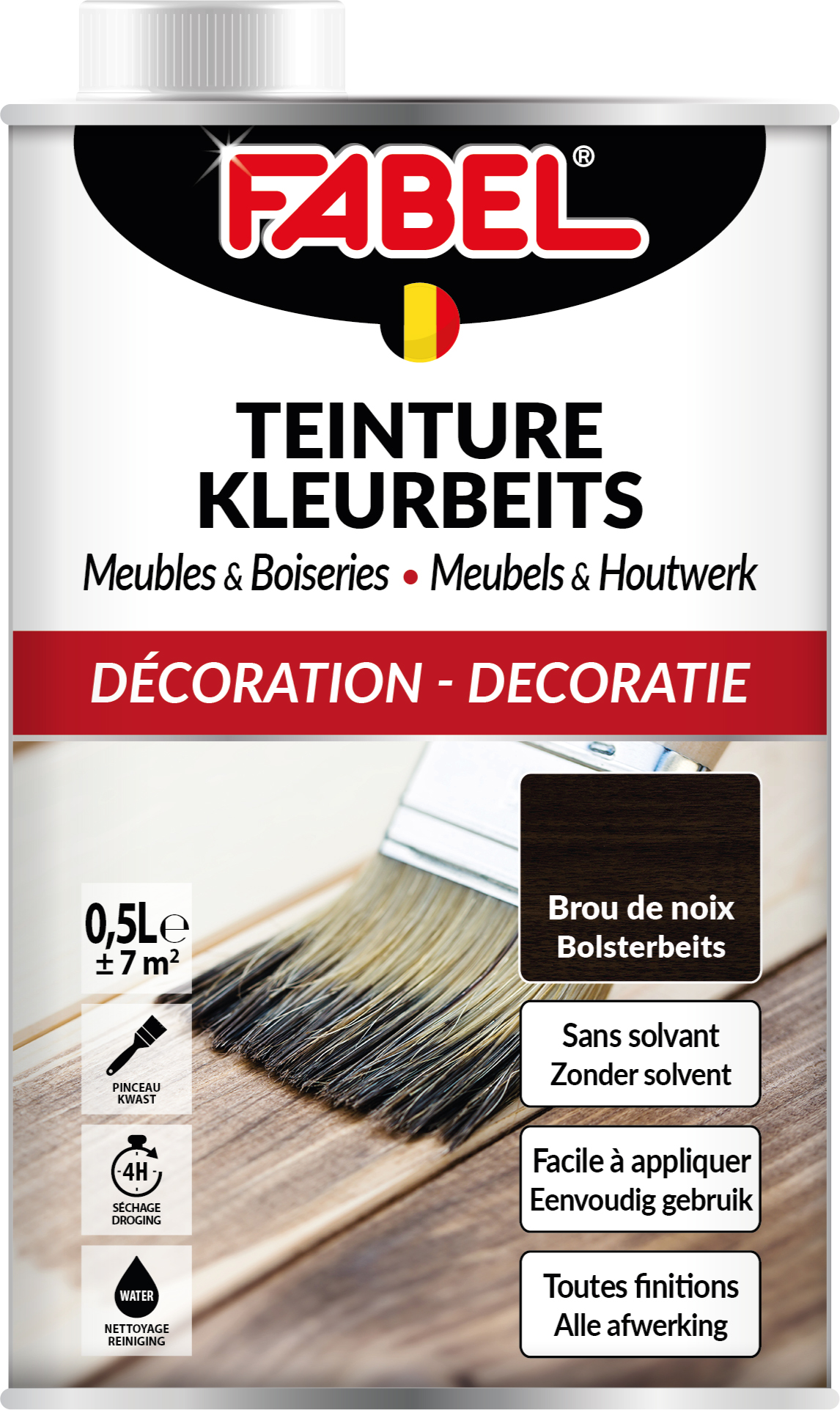 Fabel Kleurbeits Hout en Meubels Bolsterbeits 500 ml
