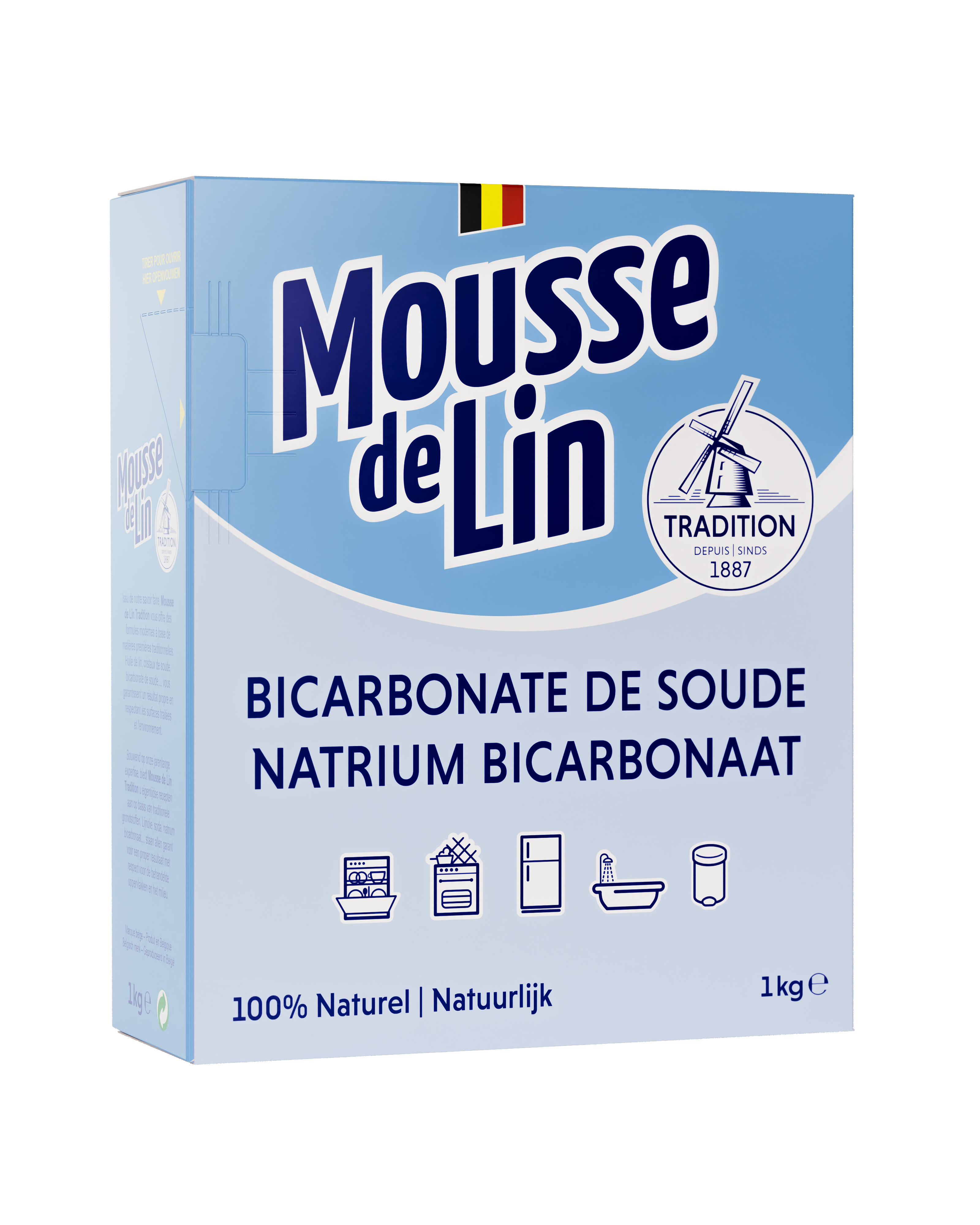 Mousse de Lin Natrium Bicarbonaat -1kg