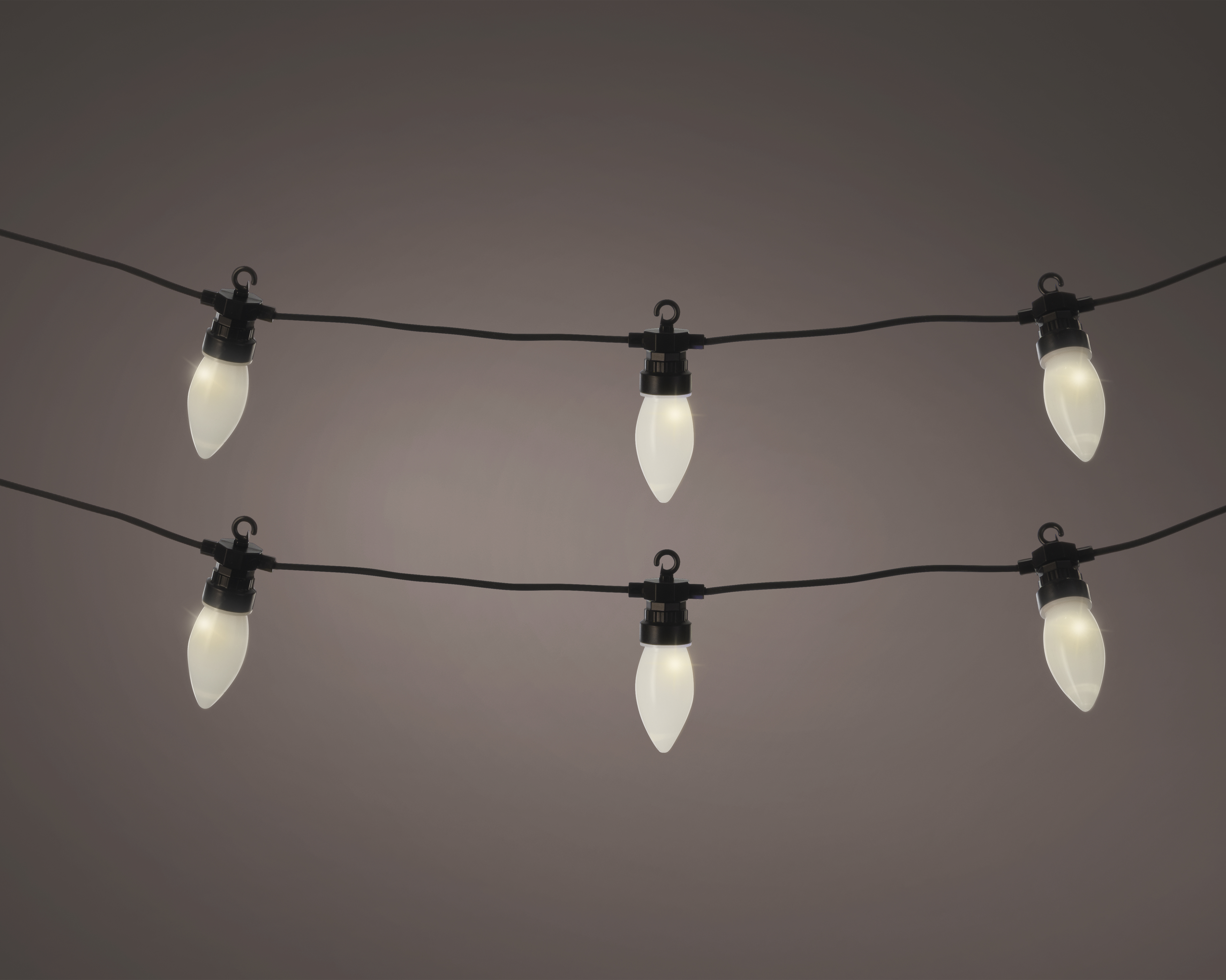 Partylight LED 950 cm Twinkle Effect - 20 leds - Black/Warm White