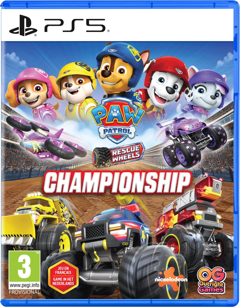 PS5 PAW Patrol Rescue Wheels Championship
