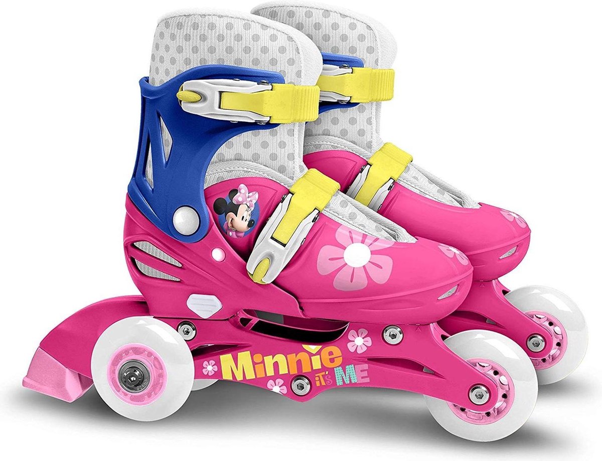 Disney Minnie Verstelbare Inline Skates 2 of 3 wielen, maat 27-30