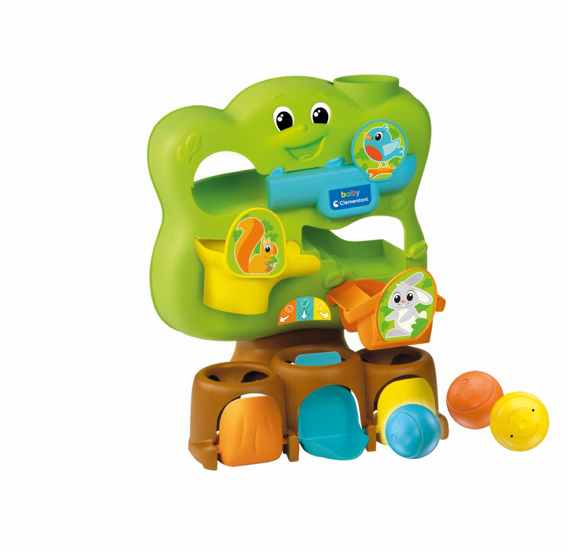 Baby Clementoni Play For Future Ballenboom met activiteiten. 