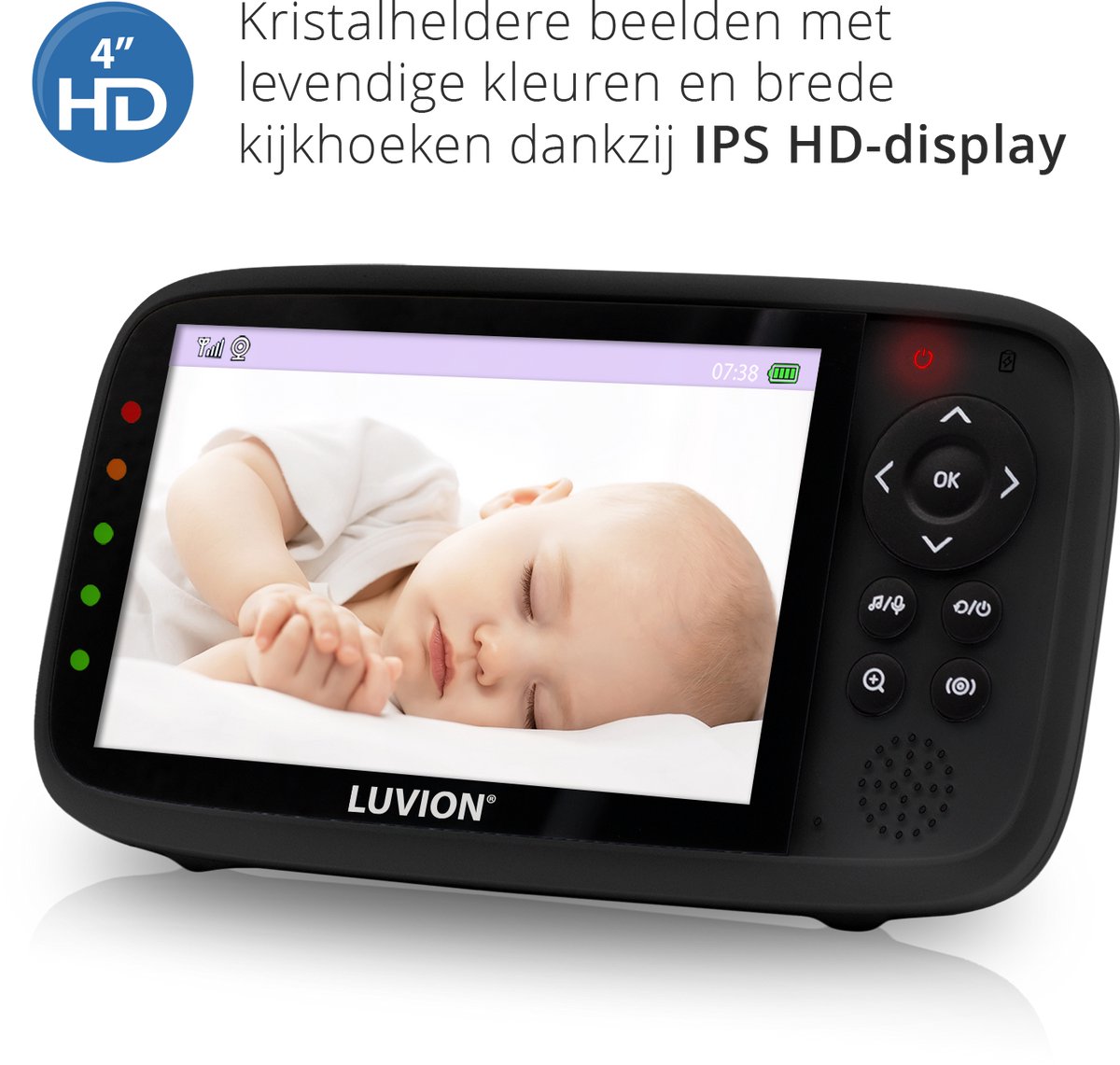 Luvion Babymonitor Essential 2 Digitaal Black Luvion Babymonitor Essential 2 Digitaal Black