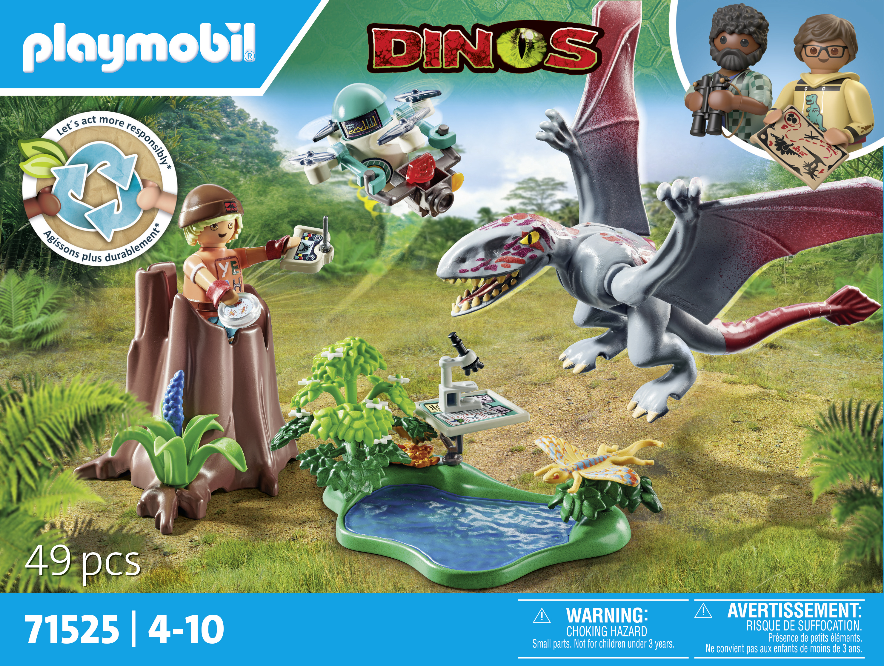 Playmobil Dinos 71525 Observatiepost voor Dimorphodon