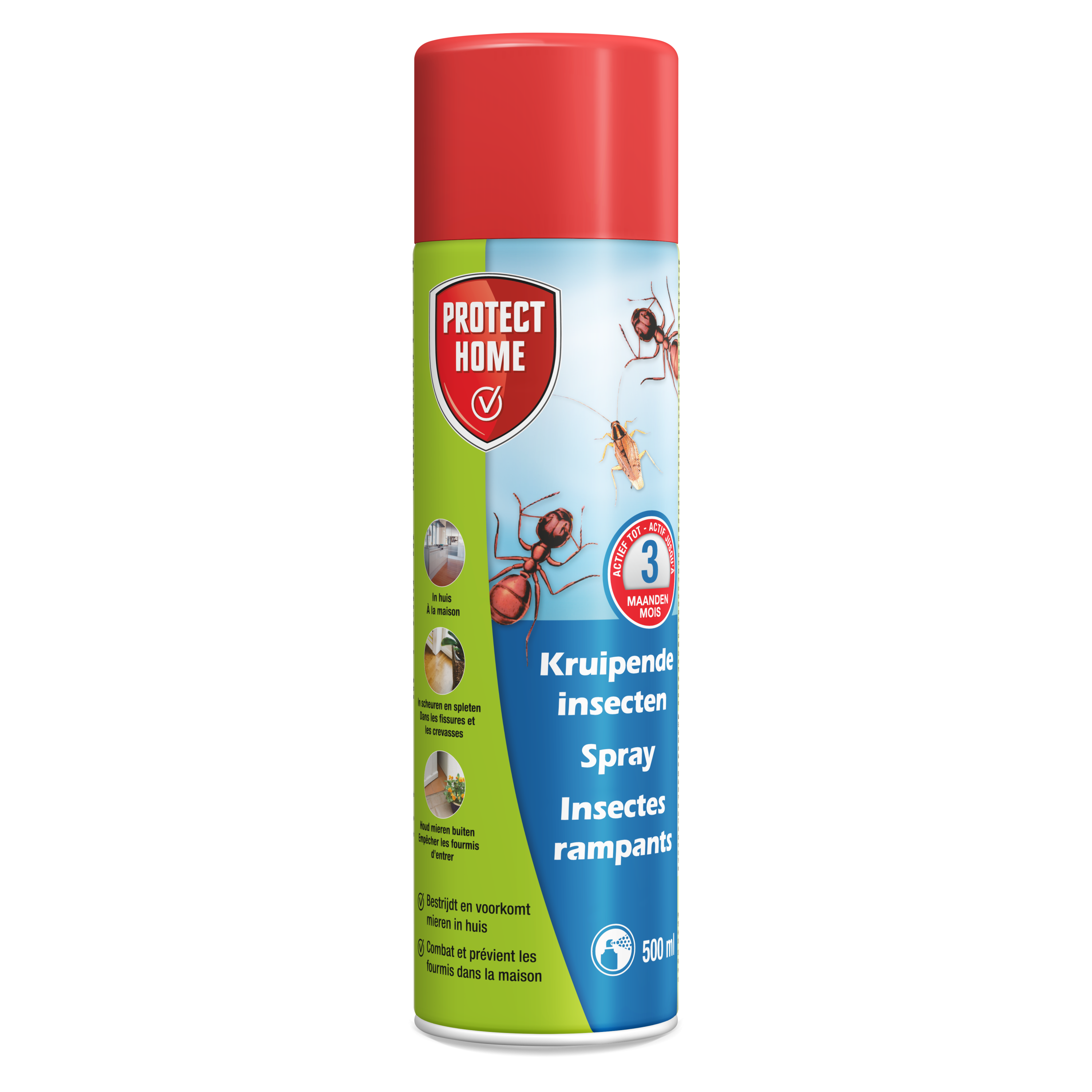 Protect Room Spray Kruipende Insecten 400ml+100ml gratis