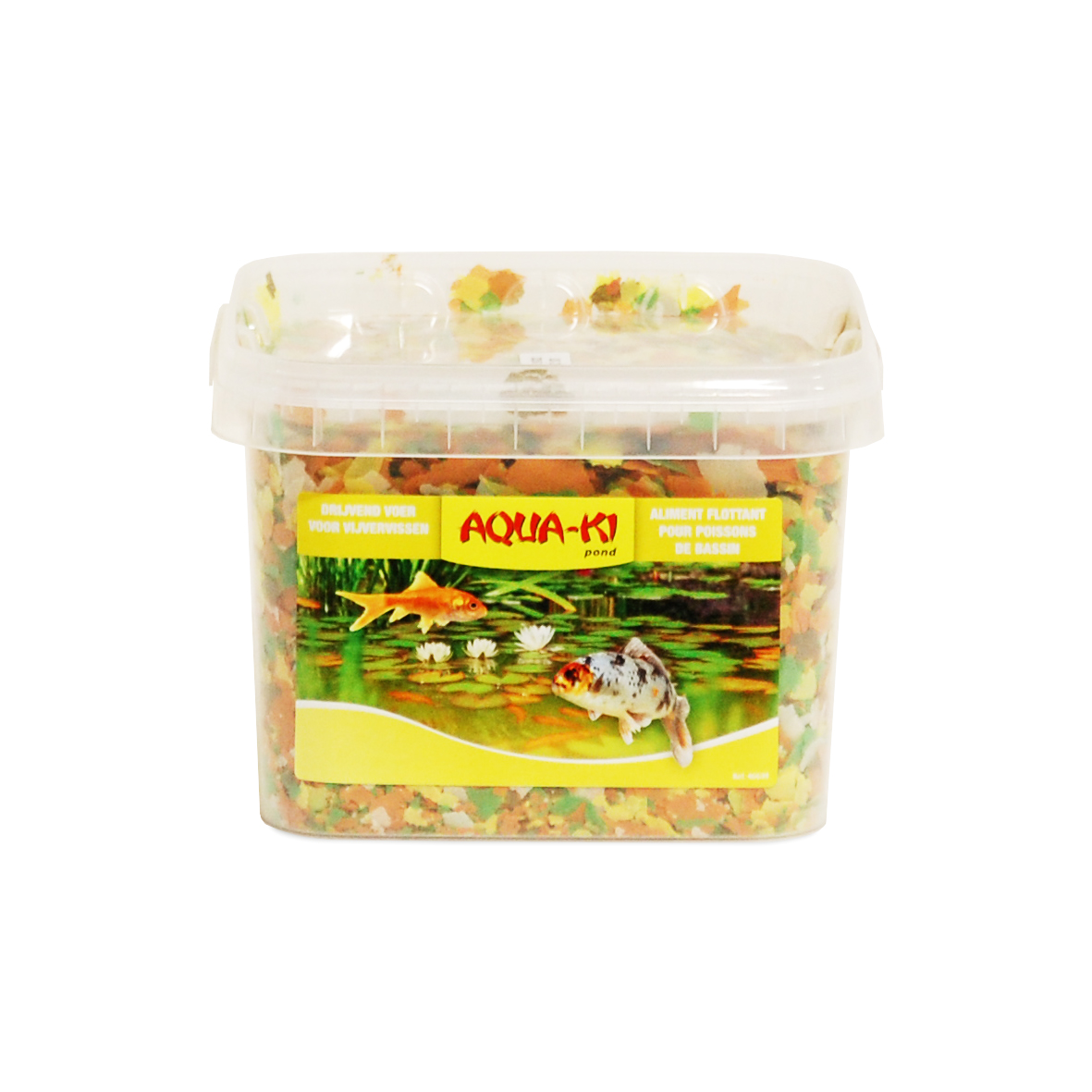 Aqua-Ki Geel Mix Vlokken Vijvervoer Emmer 410 g
