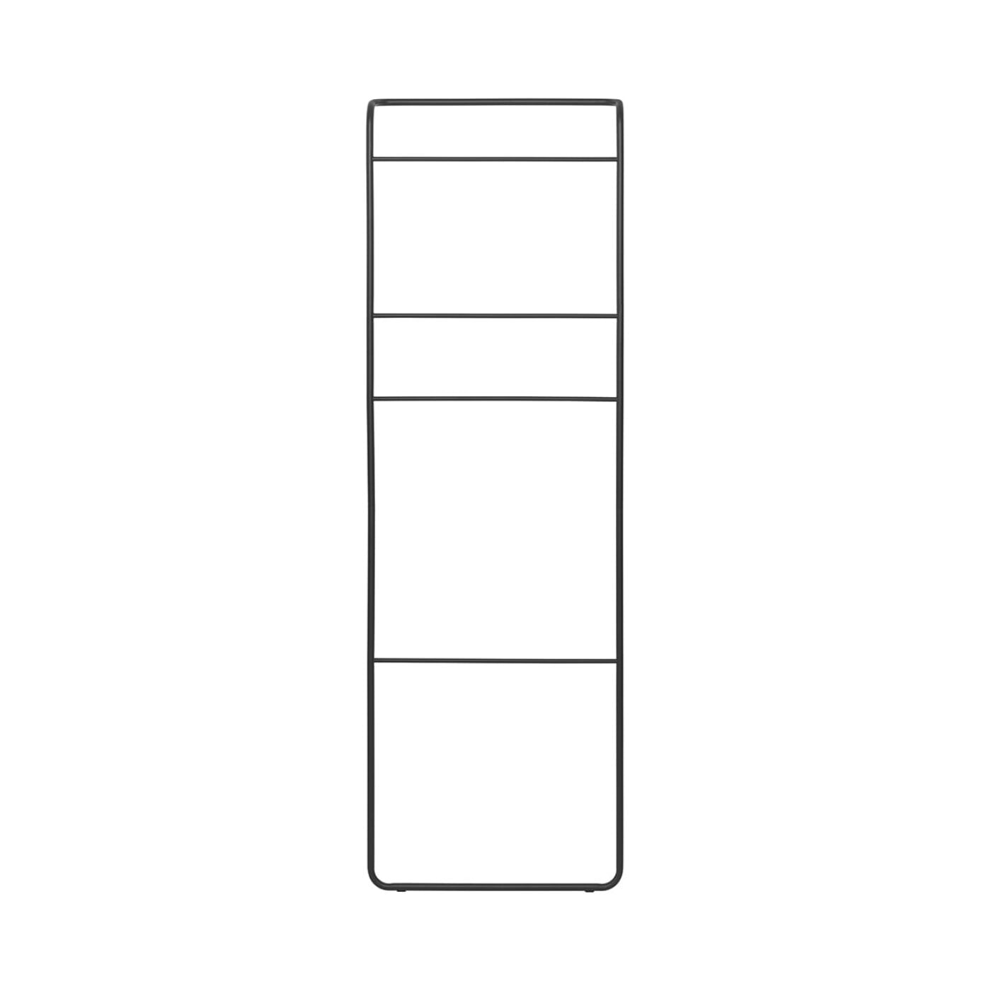 Blomus Handdoekrek Modo Black 55x13x170 cm - Handdoekladder