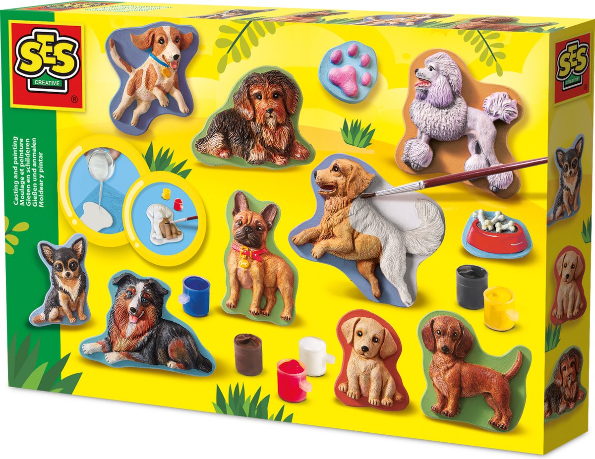 Gieten en Schilderen - Honden