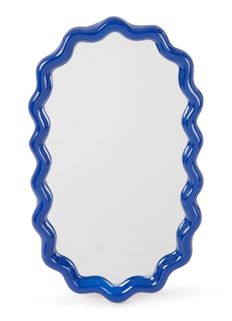 Klevering Spiegel Zigzag Blue 40x24 cm