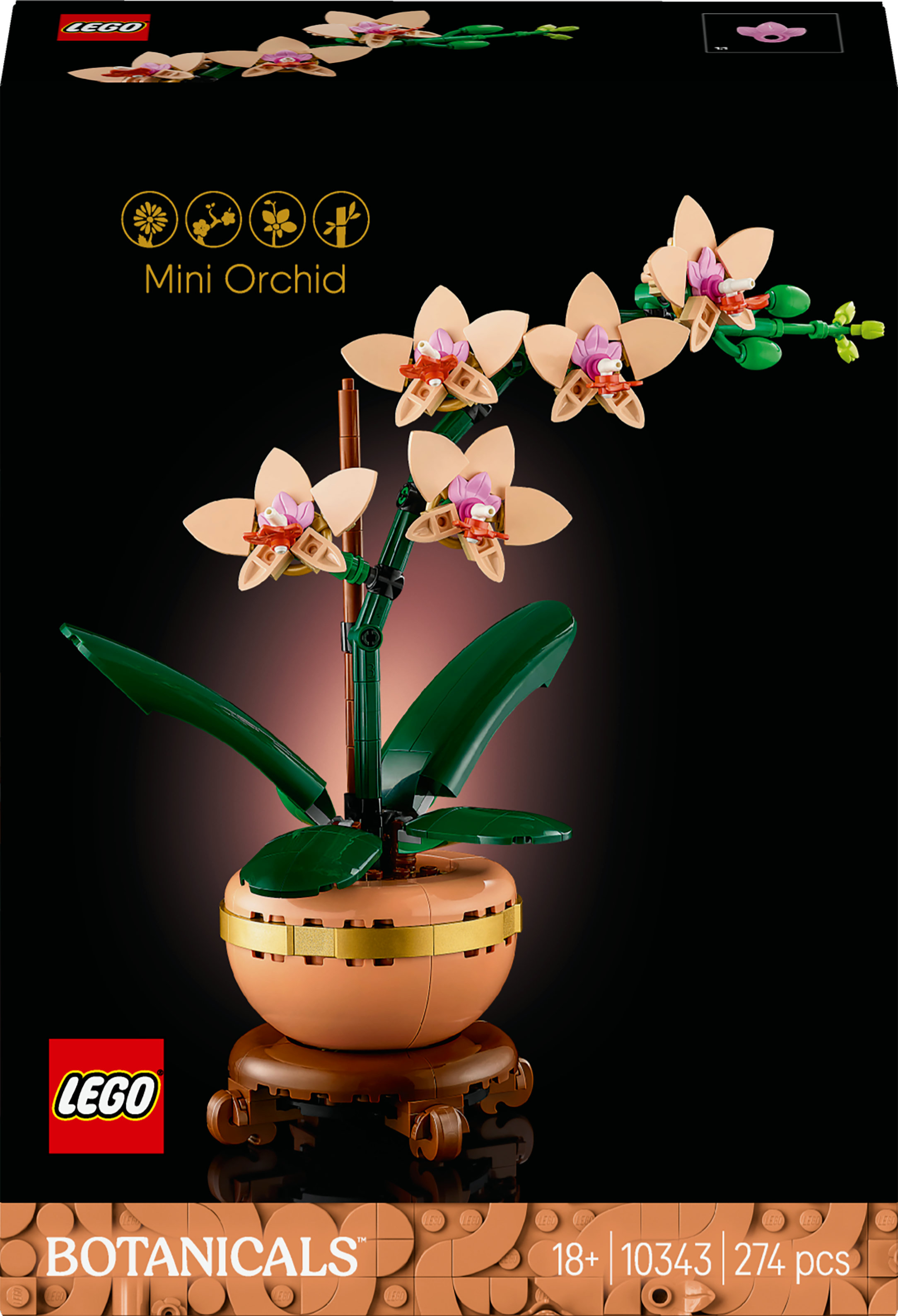 LEGO The Botanical Collection 10343 Miniorchidee