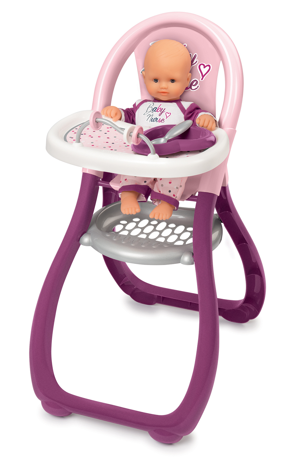Baby Nurse Hoge Baby eetstoel zonder pop,