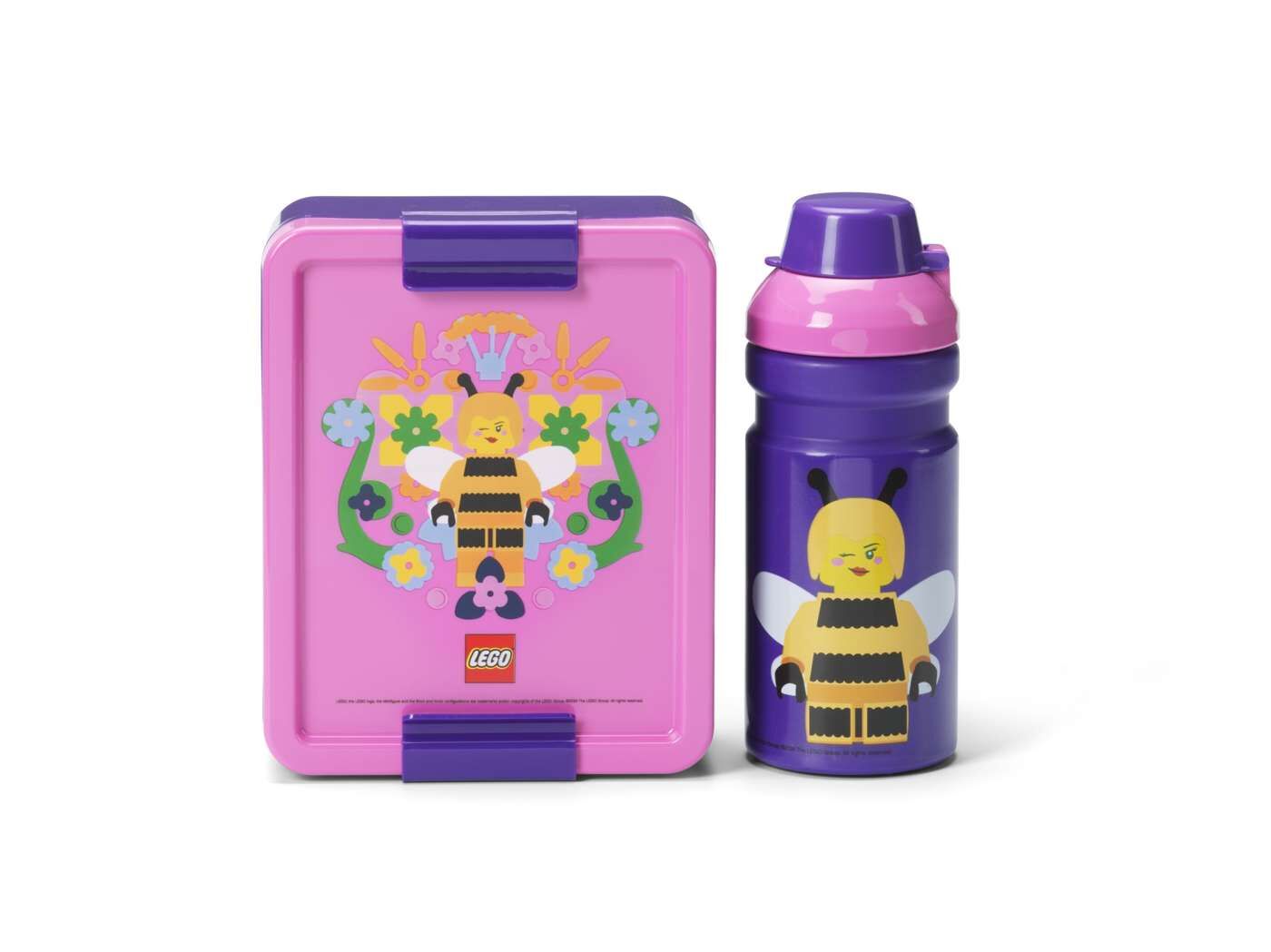 Lego Lunchset Bee - Lunchbox 17x13.5x7 cm & Drinkfles 390ml