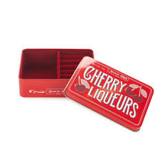 Balvi Juwelendoos Cherry Red - 14x10x4 cm - Metaal
