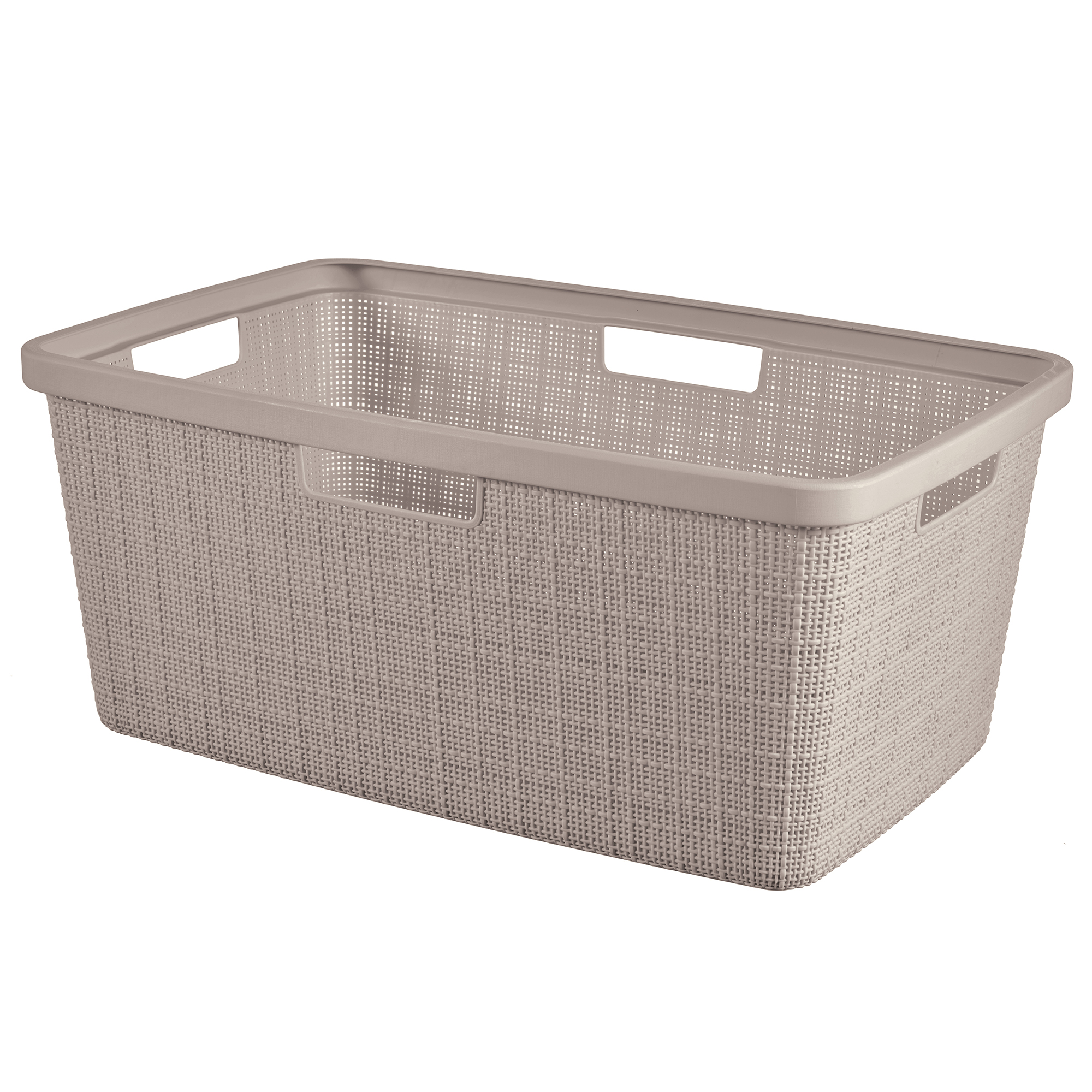 Curver Wasmand Jute Basket Taupe 59.5x39.5x25.6 cm