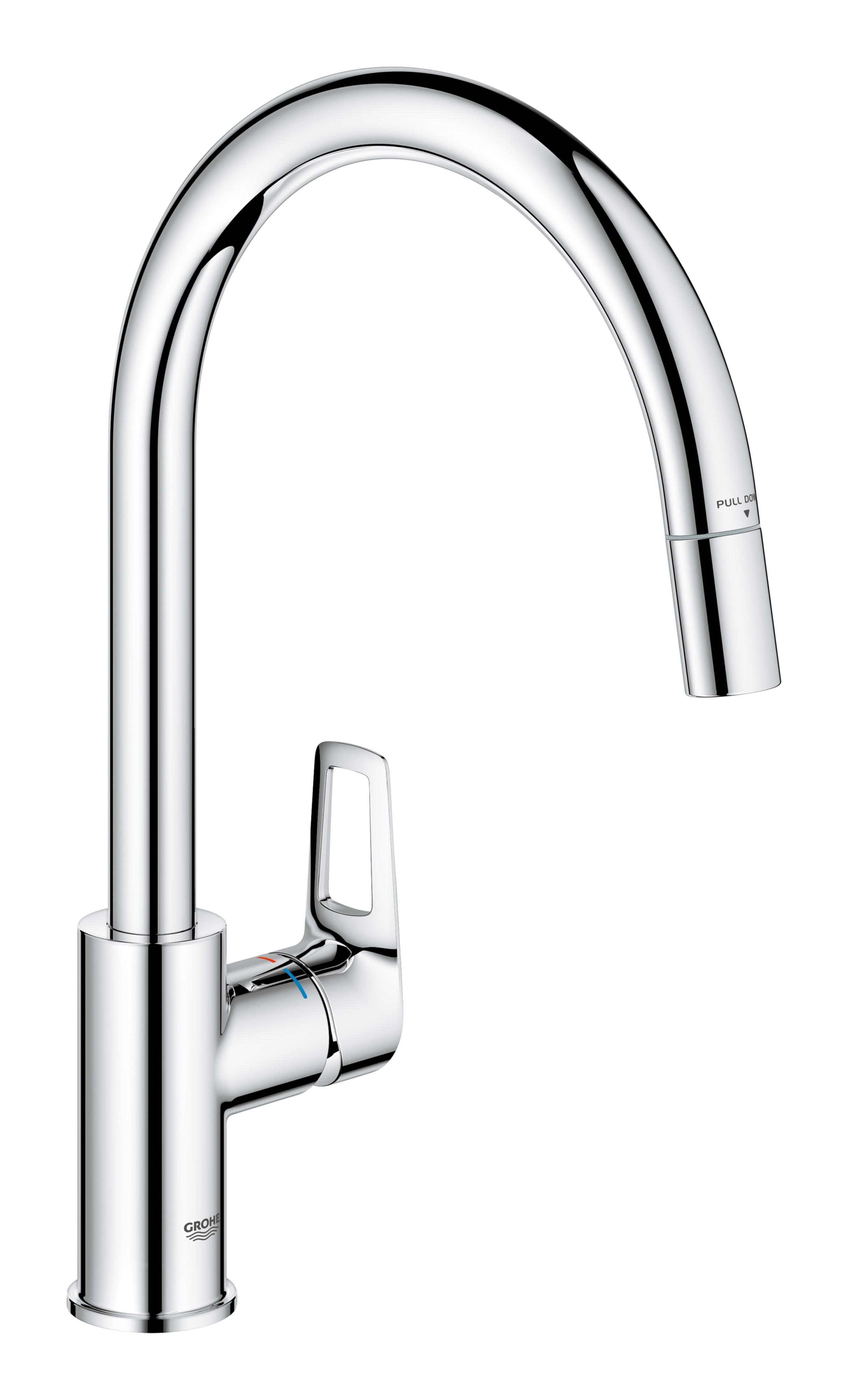 GROHE Start Loop Keukenmengkraan C-Uitloop - Mousseur - Quickfix - Chroom