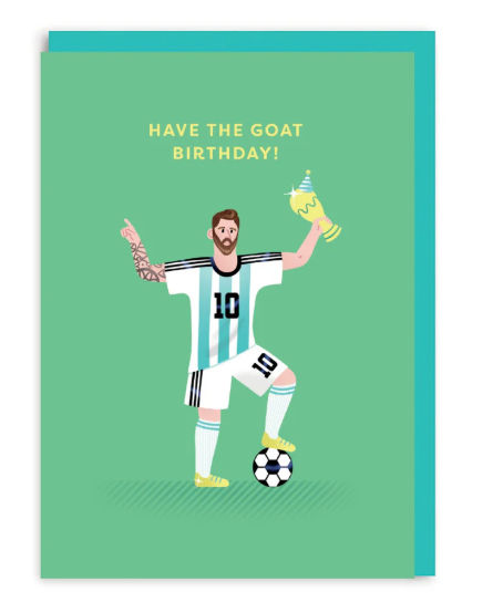 Enfant Terrible Wenskaart Icons - Lionel Messi