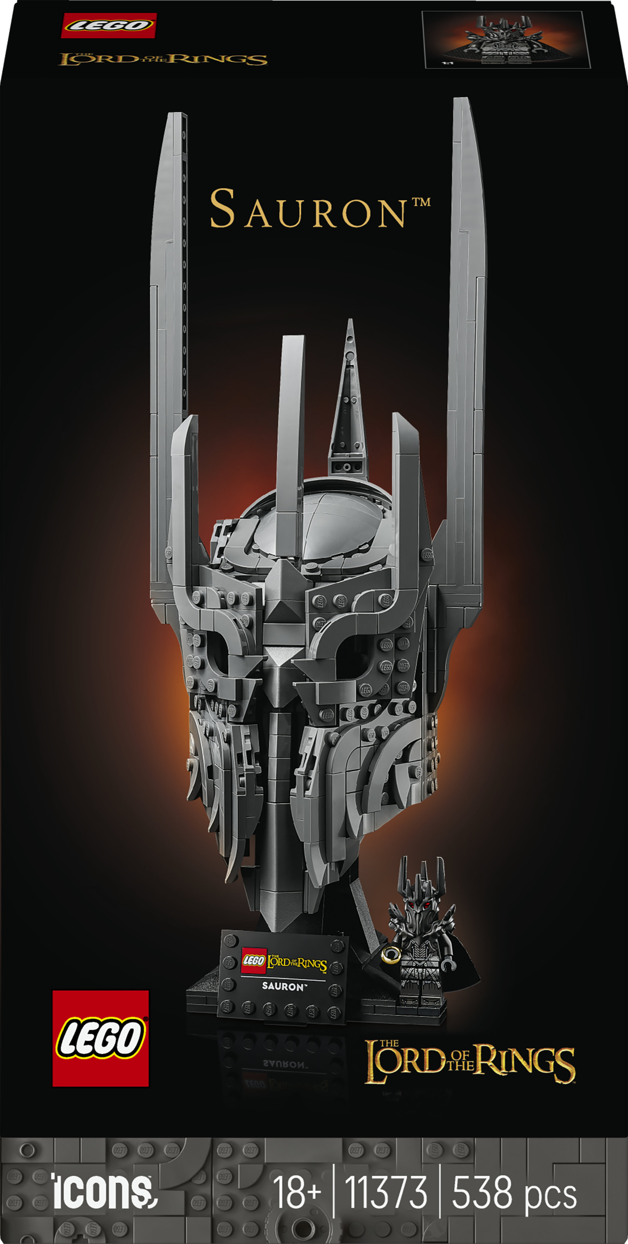 LEGO Icons 11373 The Lord of the Rings : De Helm van Sauron