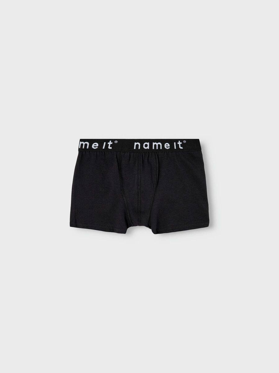 Name It Jongens Ershort 3 Stuks Black  - maat 122/128