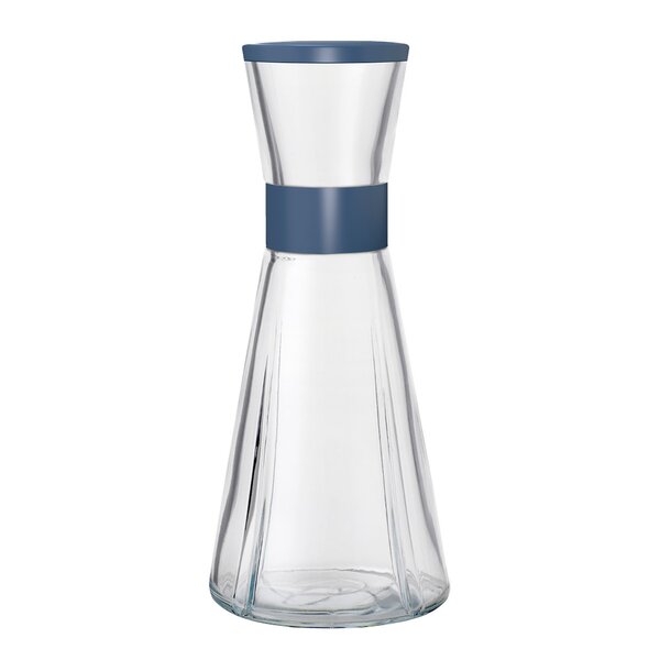 Rosendahl Karaf Grand Cru Ocean Blue 900ml - Glas/RVS - 11.5x26 cm