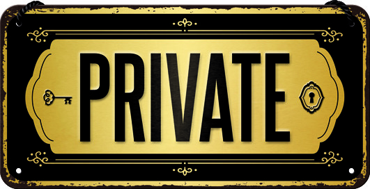 Nostalgic Art Hangbord 10x20 cm Private