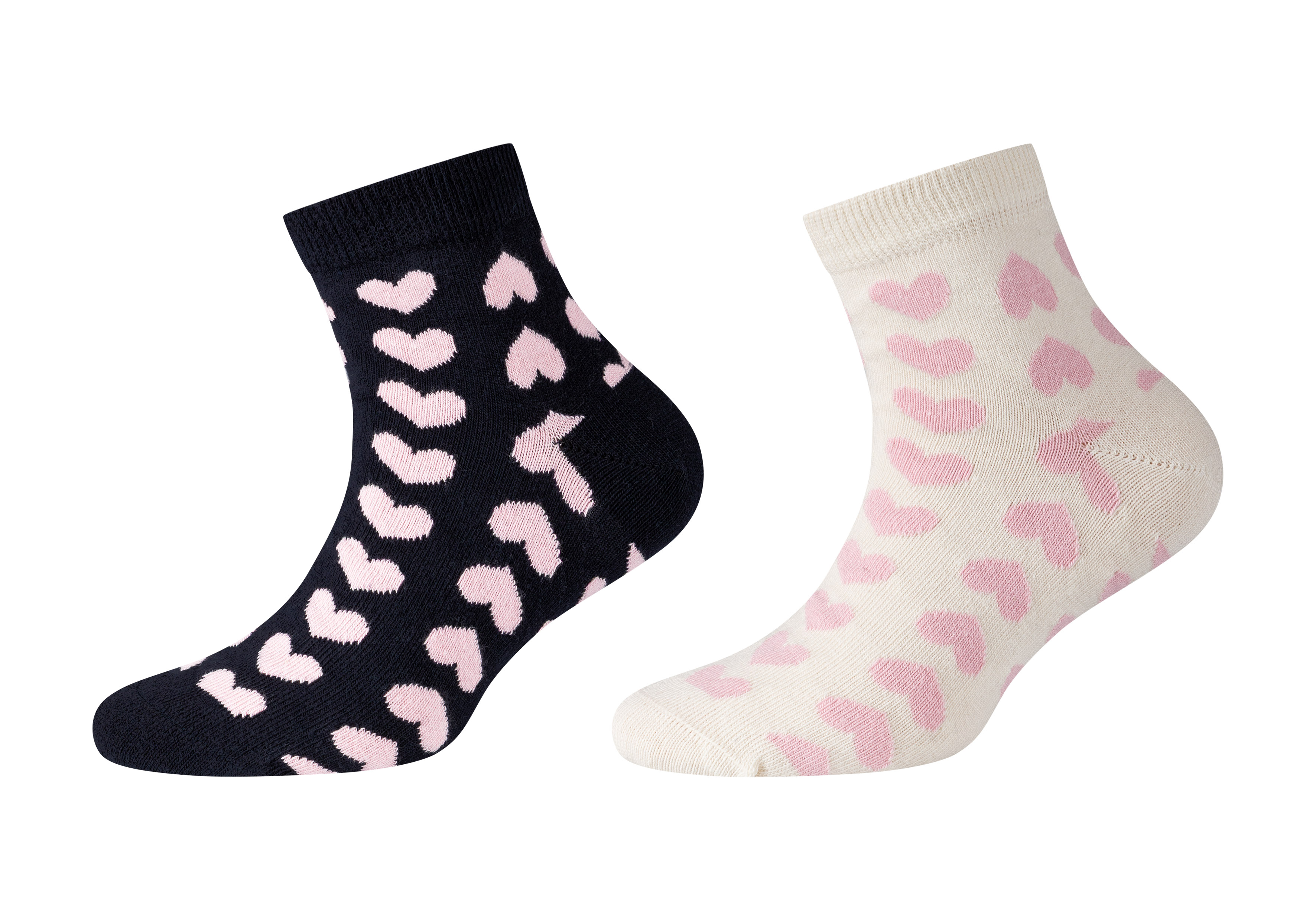 Flip Socks Quarter Sokken Kids Motif 2 paar Flowers - maat 23/28