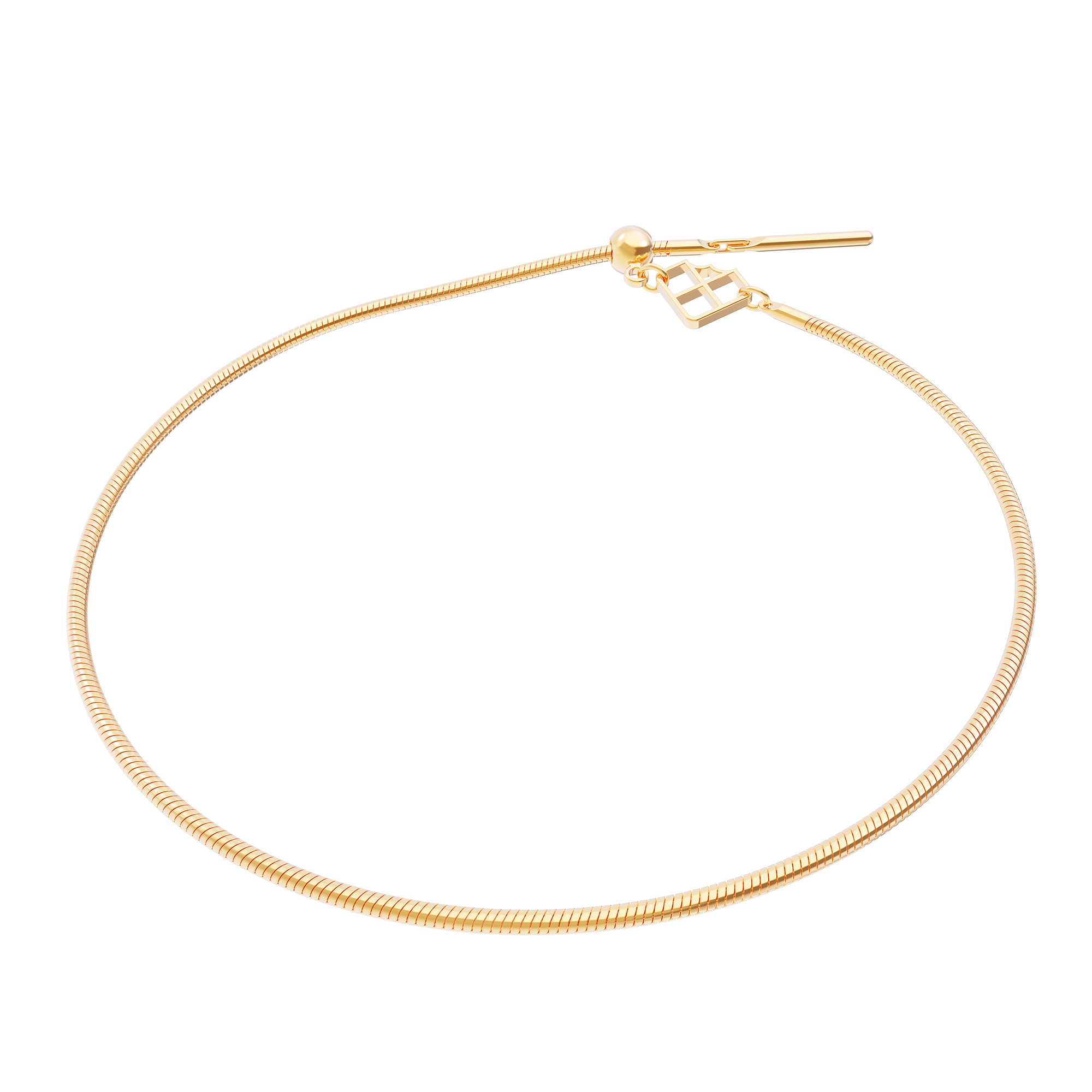 Chocli Armband Round - 18K Gold Plated