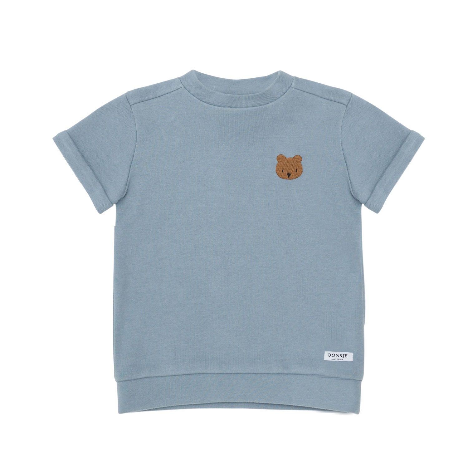 Donsje T-Shirt Jarne Bear Foggy Blue