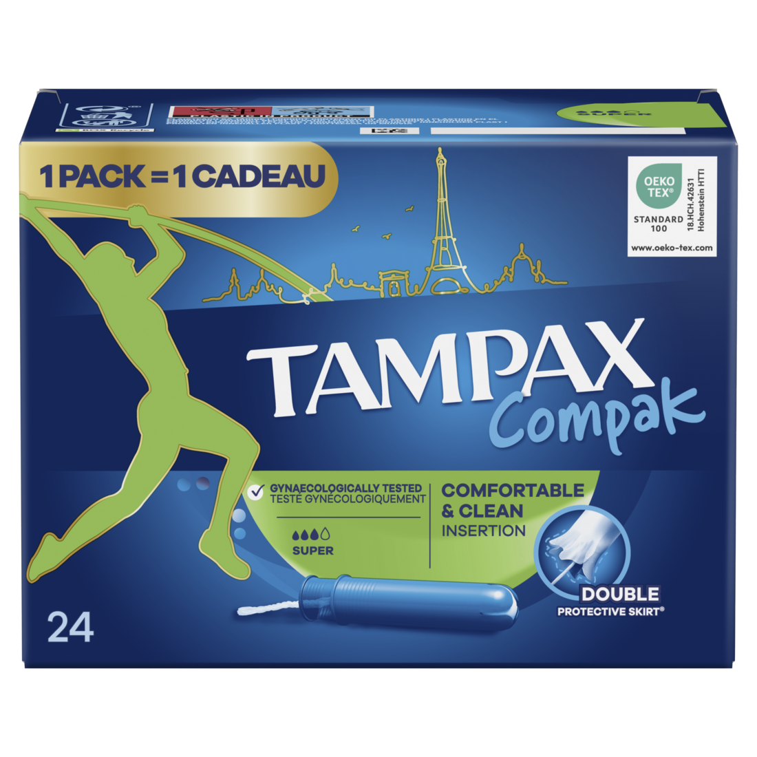 Tampax Tampon Compak Super 24 stuks