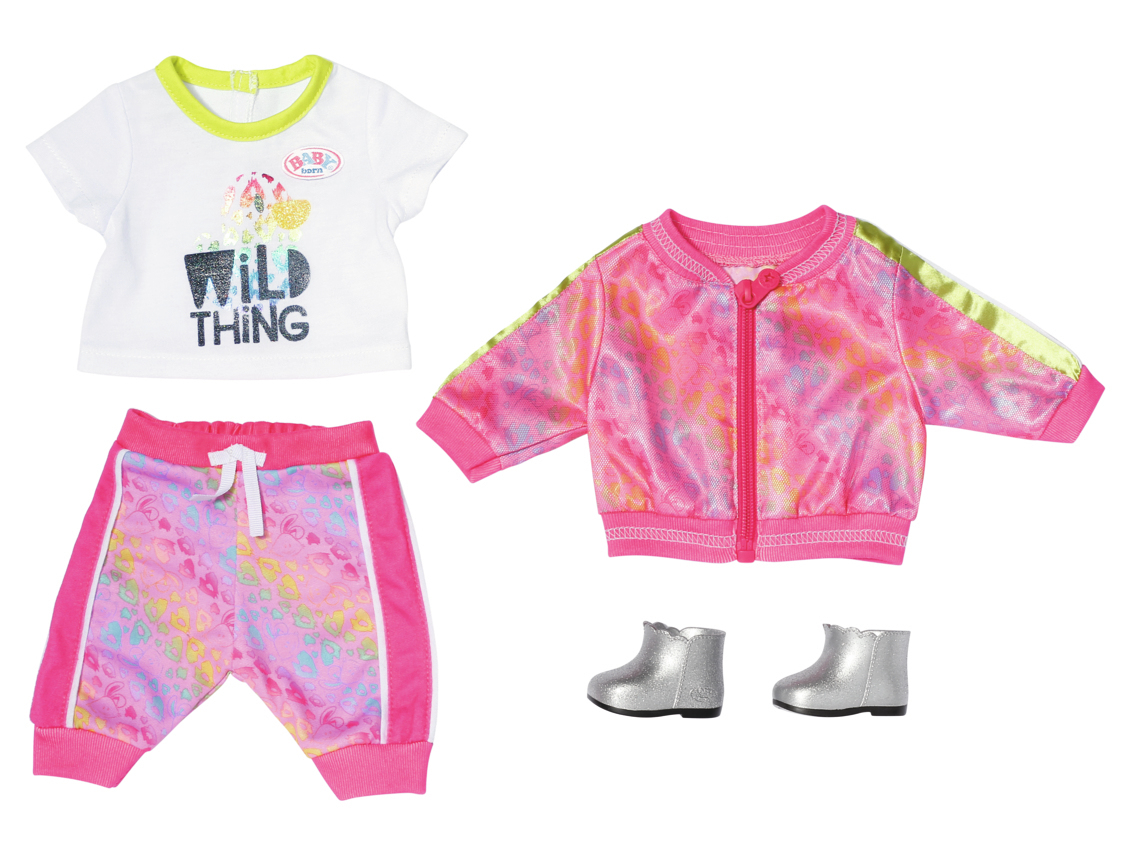 Baby Born Deluxe Roze Trendy Kleding 43 cm