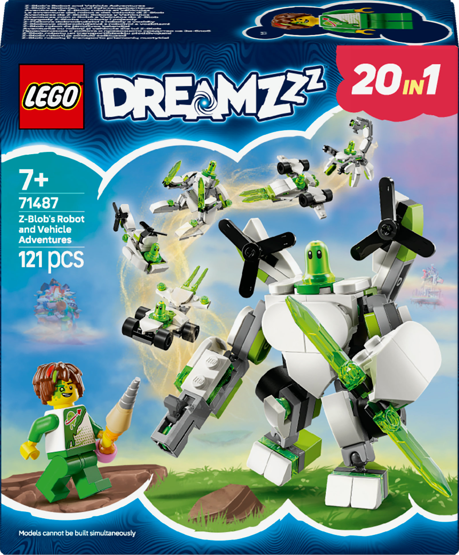 LEGO DreamZzz 71487 Z-Blobs Robot - en Voertuigavonturen