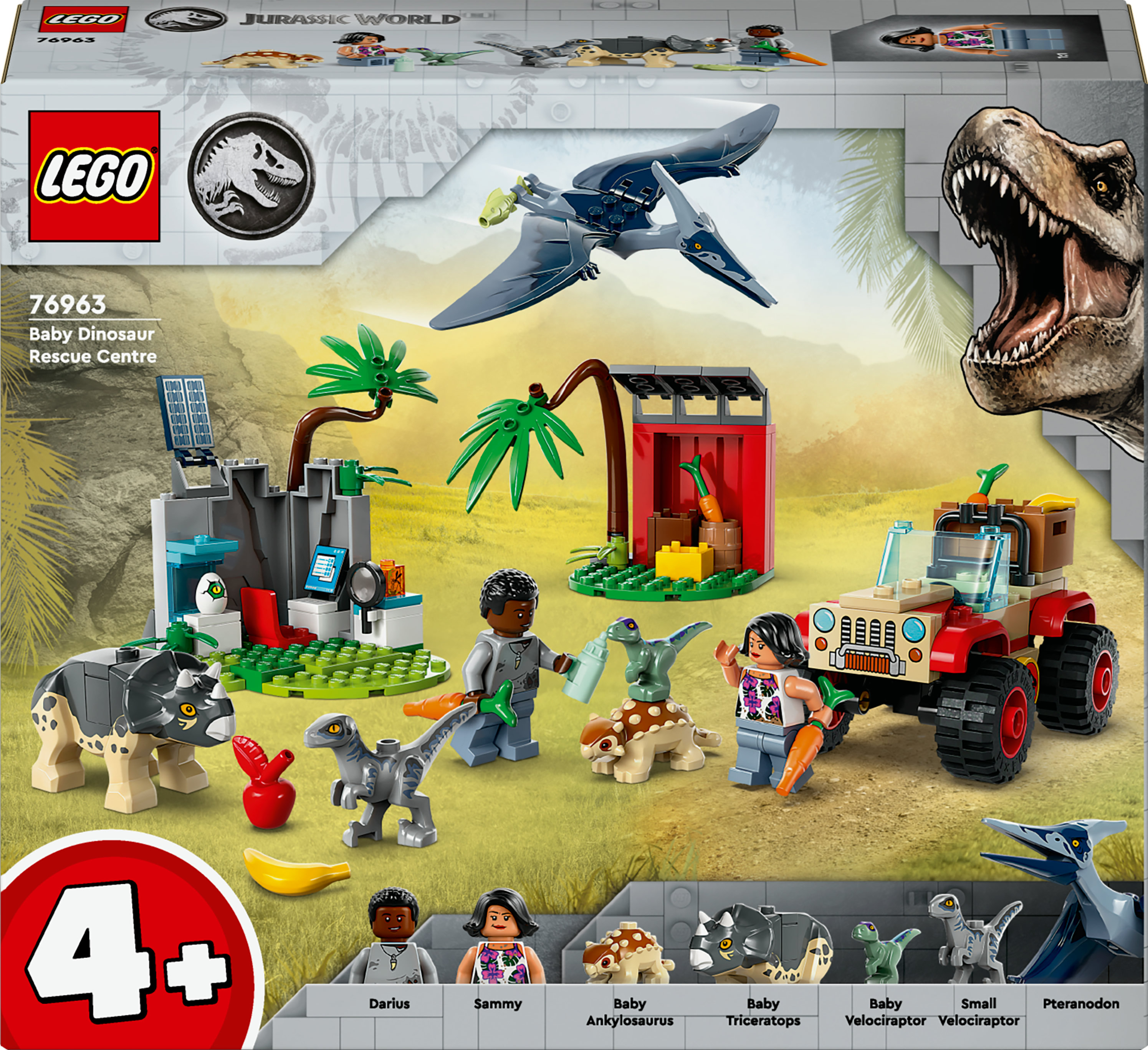 LEGO Jurrasic World 76963 Reddings- centrum voor babydinosaurussen