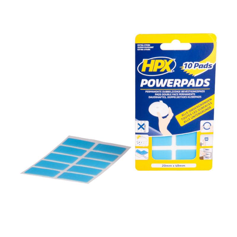 HPX dubbelzijdige Kleefpads 20x40 mm 10 Stuks - ideaal voor Rookmelders
