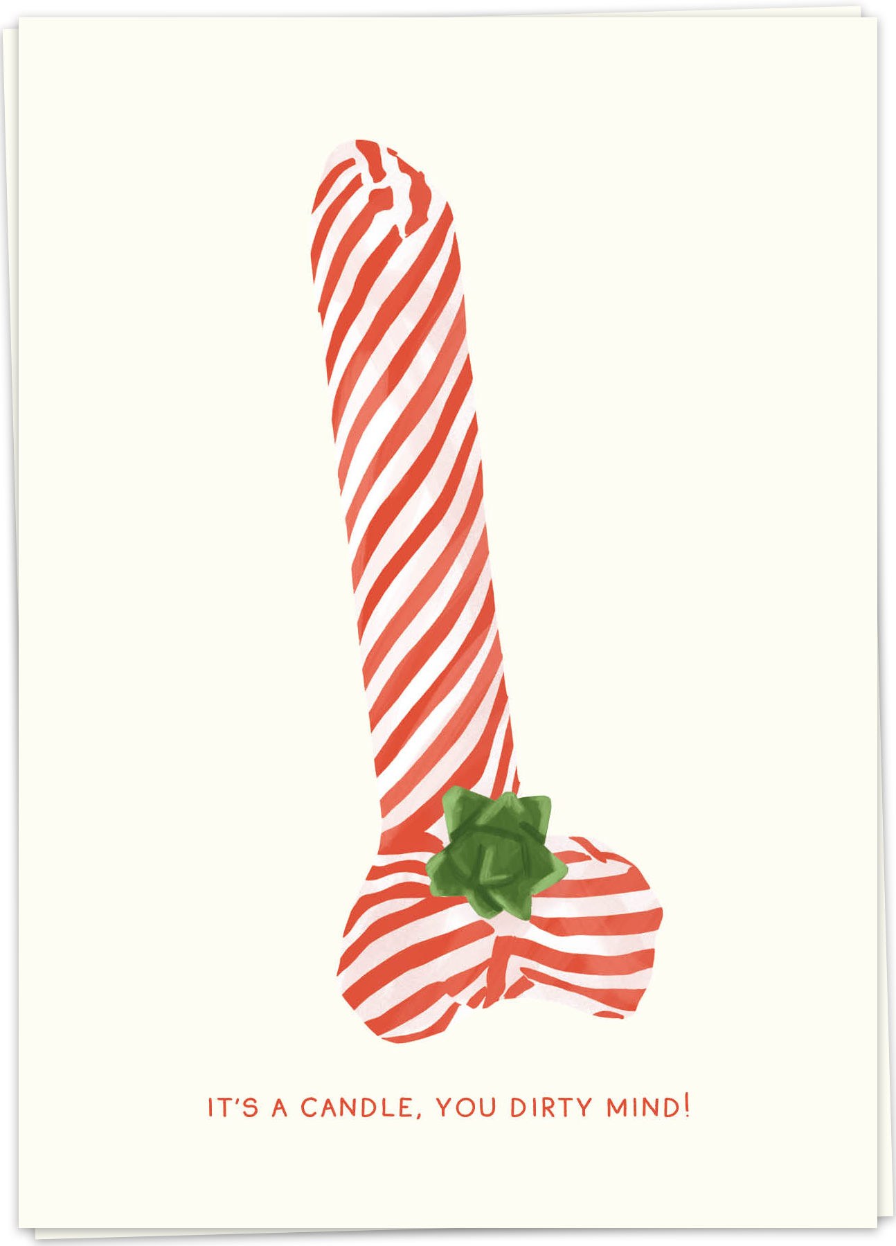 Wenskaart Kerst Christmas Candle