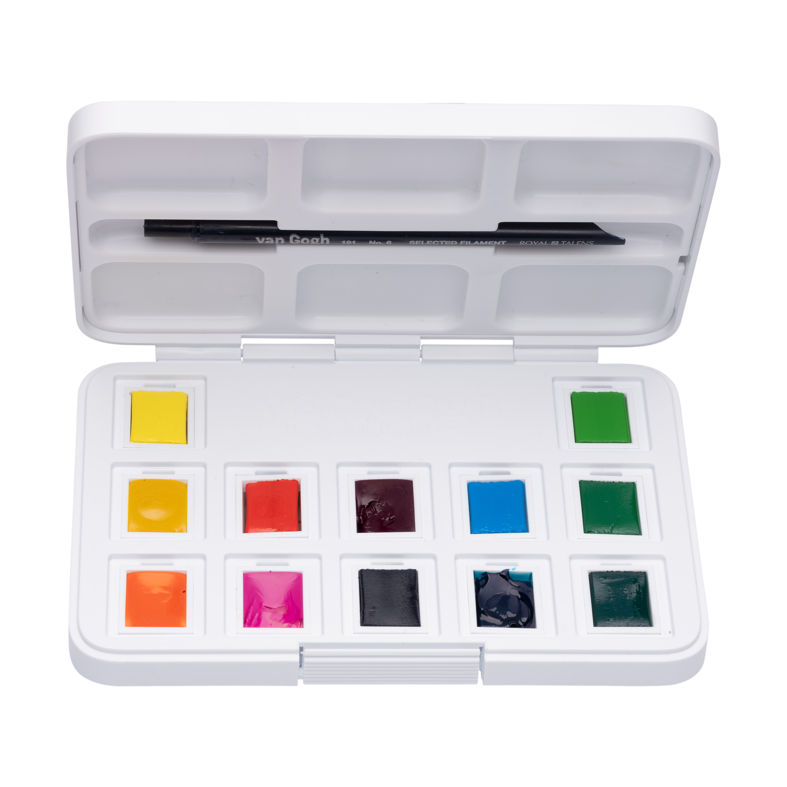 Van Gogh Aquarelverf Pocketbox Heldere Kleuren - 12 Napjes
