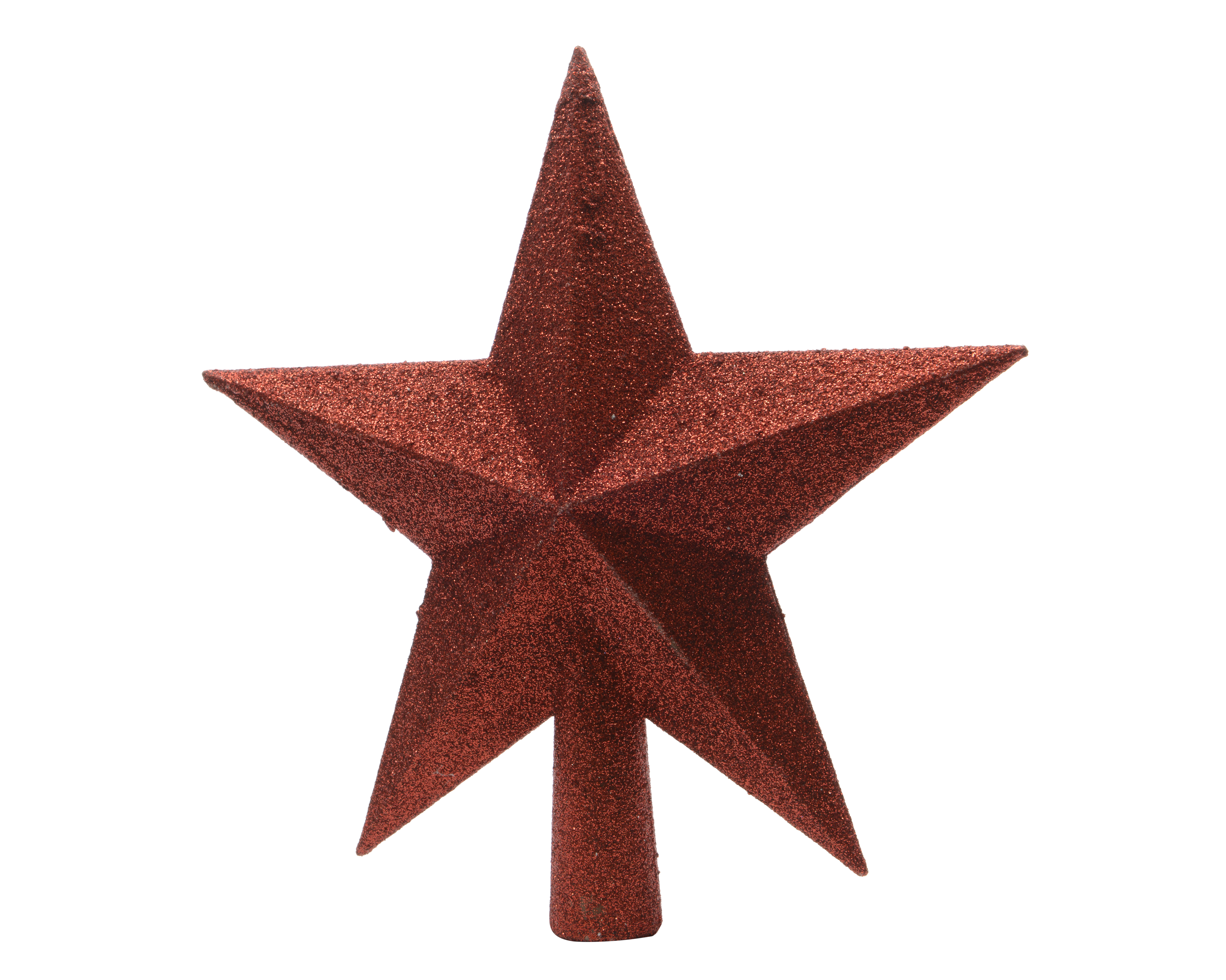 Piek Ster PLC Kerstrood Glitter 19cm