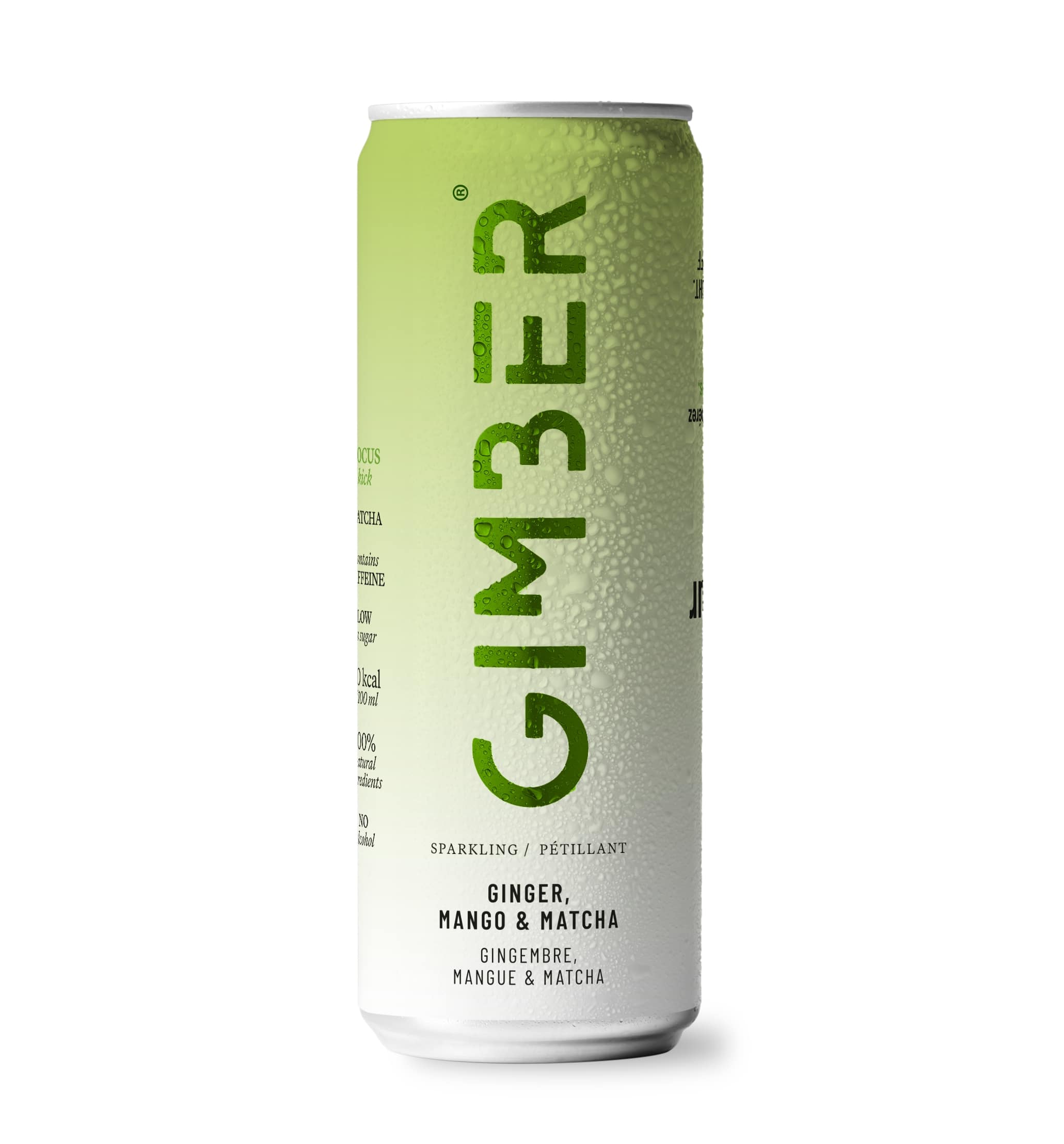 GIMBER Ready To Drink Blik 250ml Focus