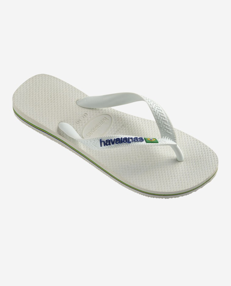 Havaianas Teenslipper Unisex Brasil Logo White