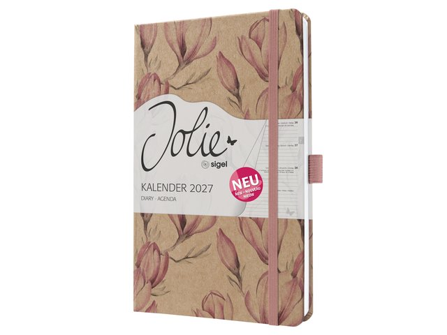 Sigel Agenda 2027 Jolie Pure A5 1week/2pag Magnolia Dreams