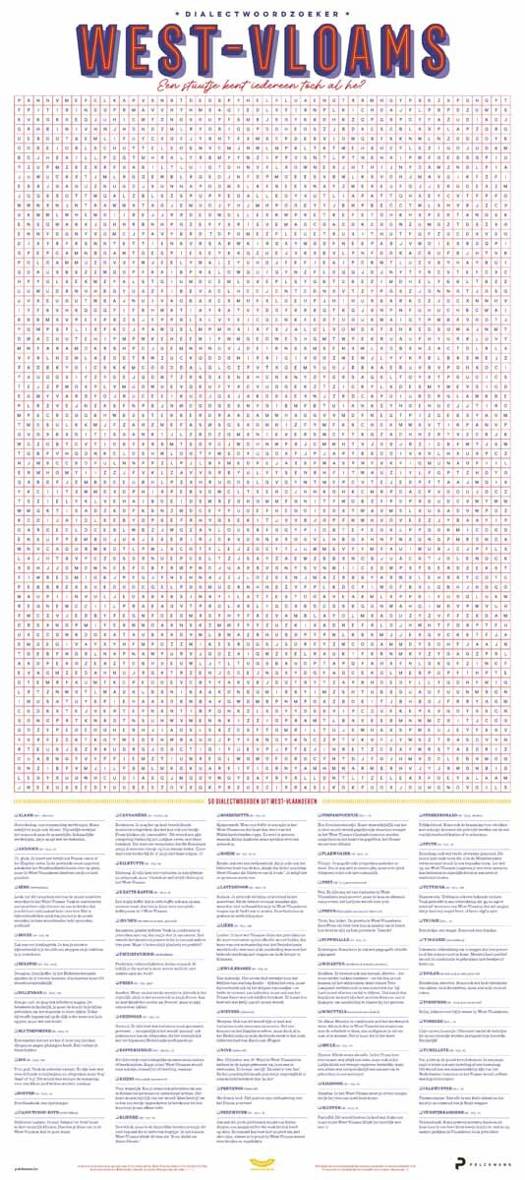 Dialectposter: West-Vlaams - Dieter Coppens & Tom Suykens